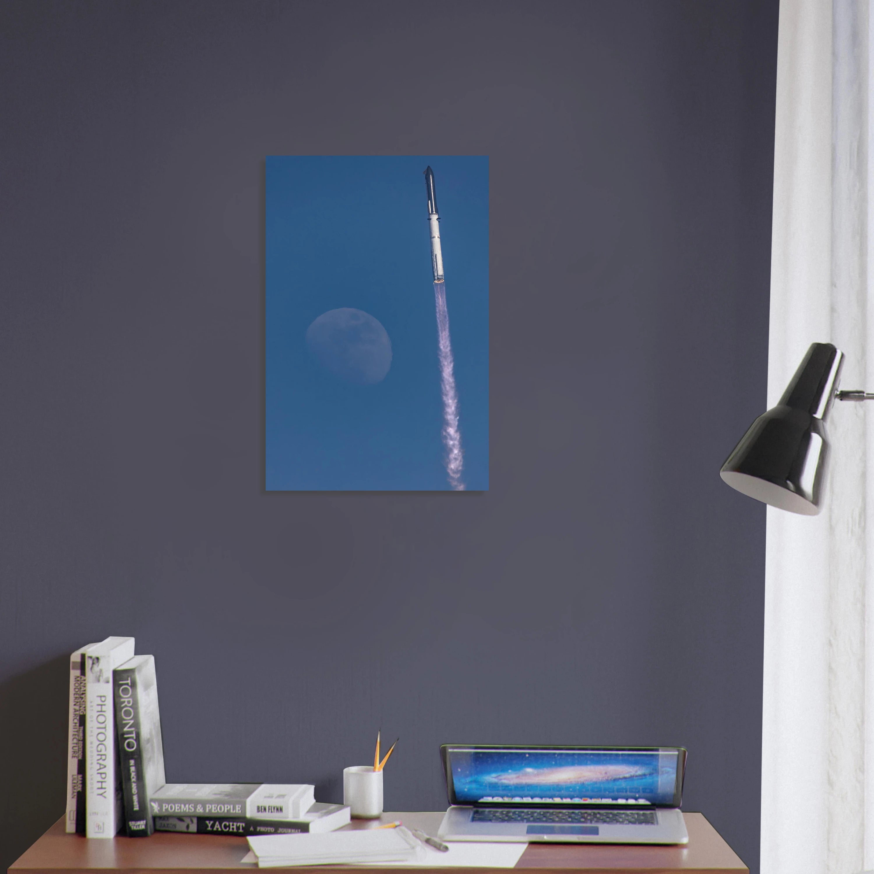 Starship Flight 13 Passes the Moon