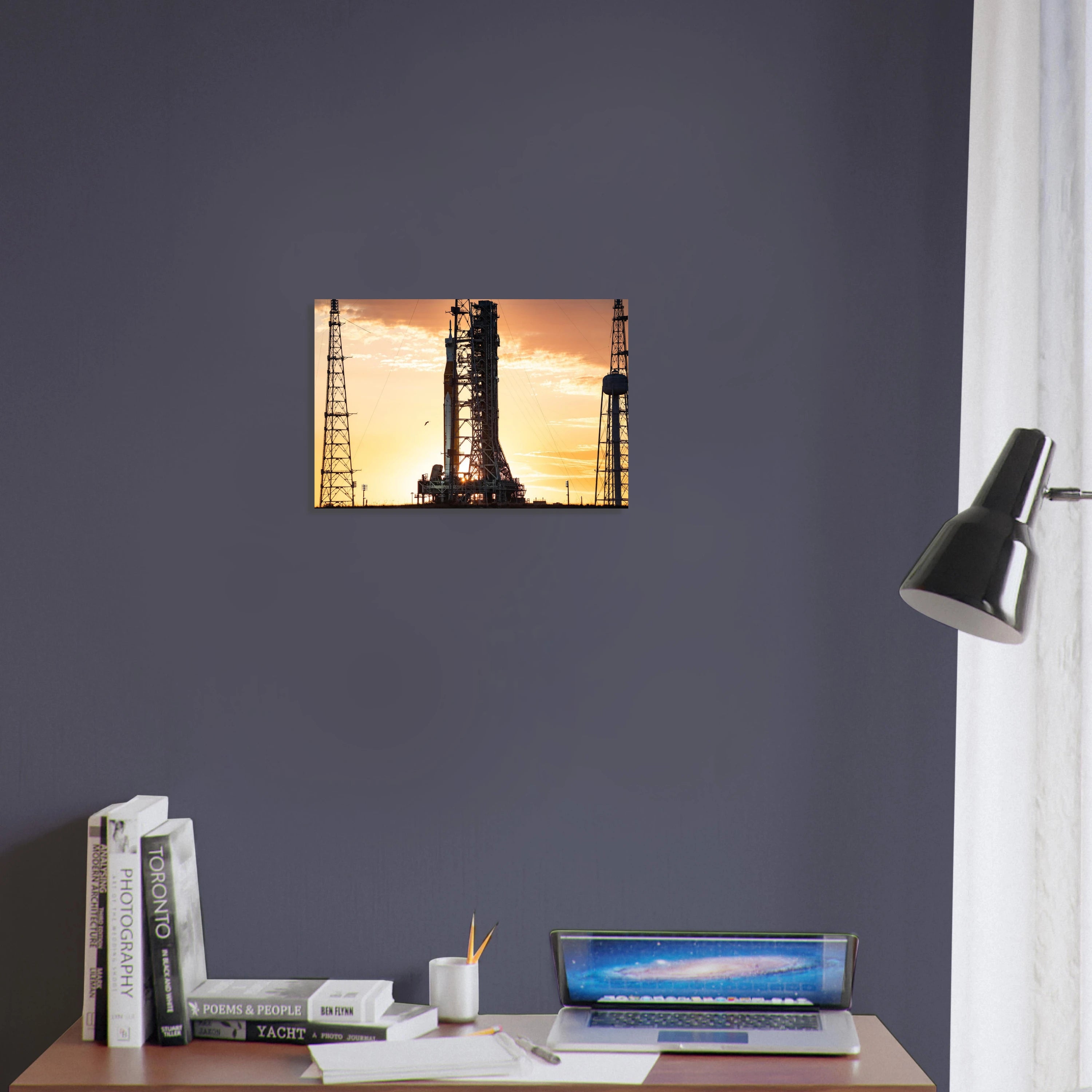 SLS and the Sky, It's Orange!