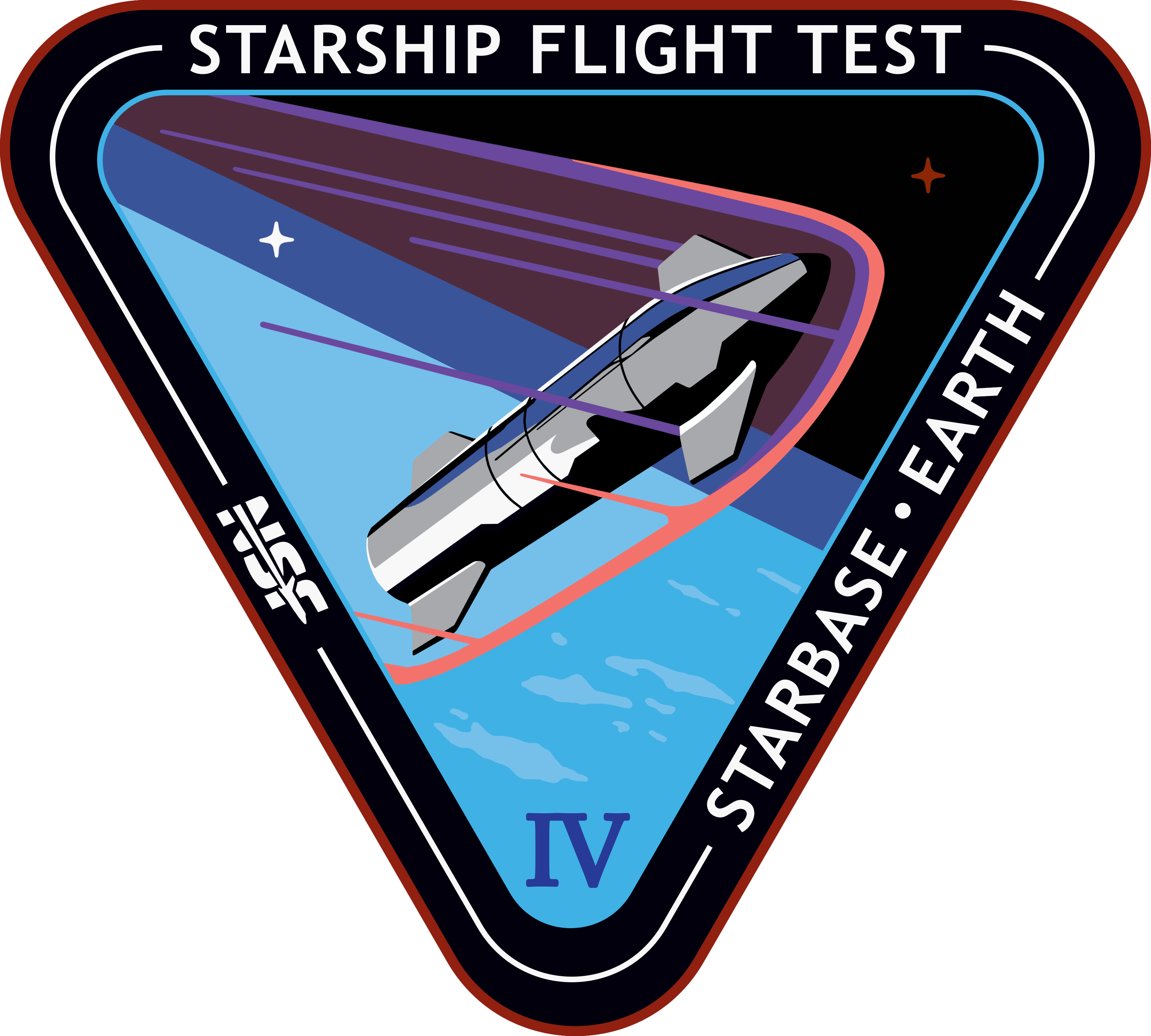 Starship Flight 4 - Collectors Pin