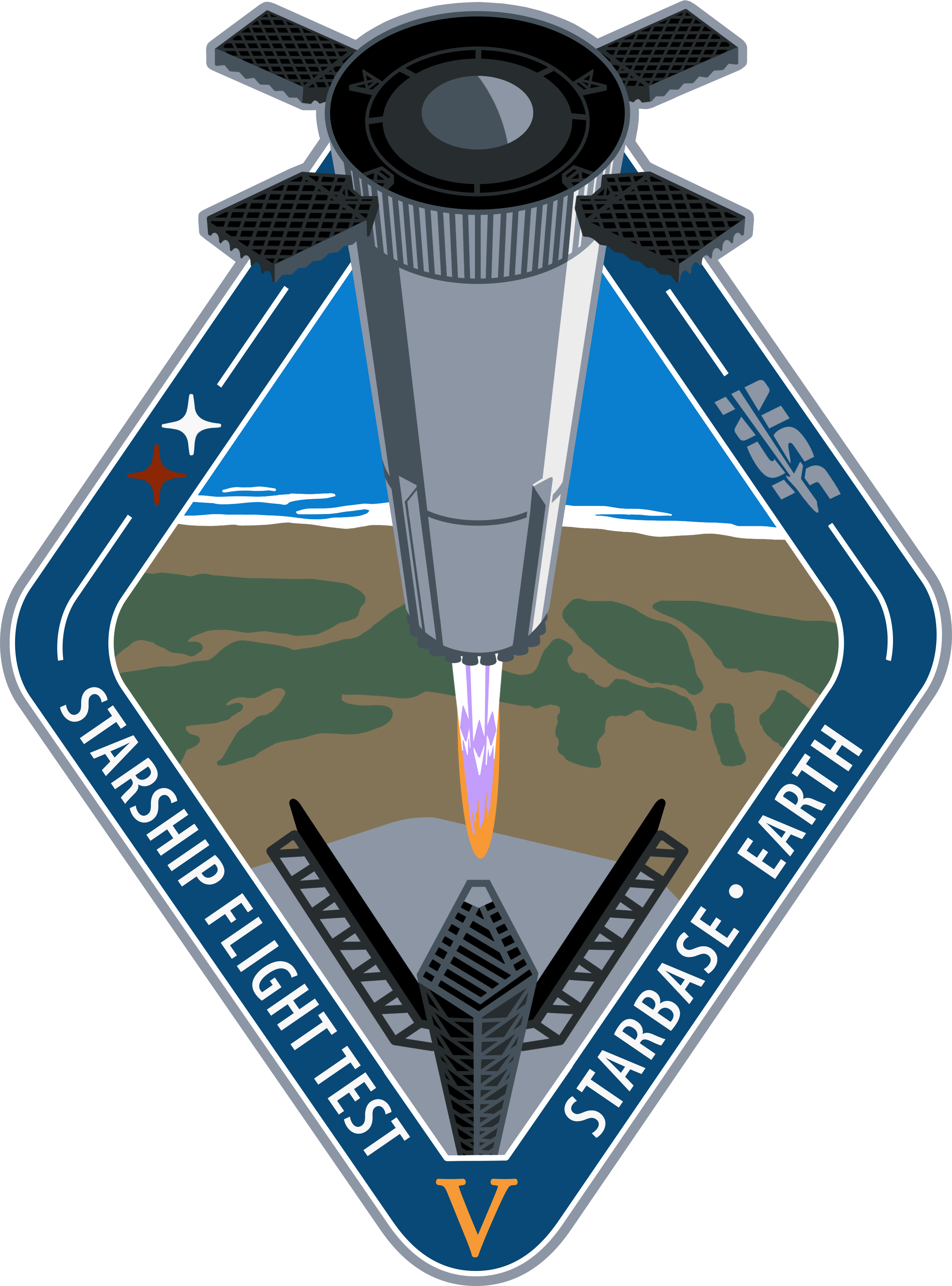 Starship Flight 5 -  Collectors Pin