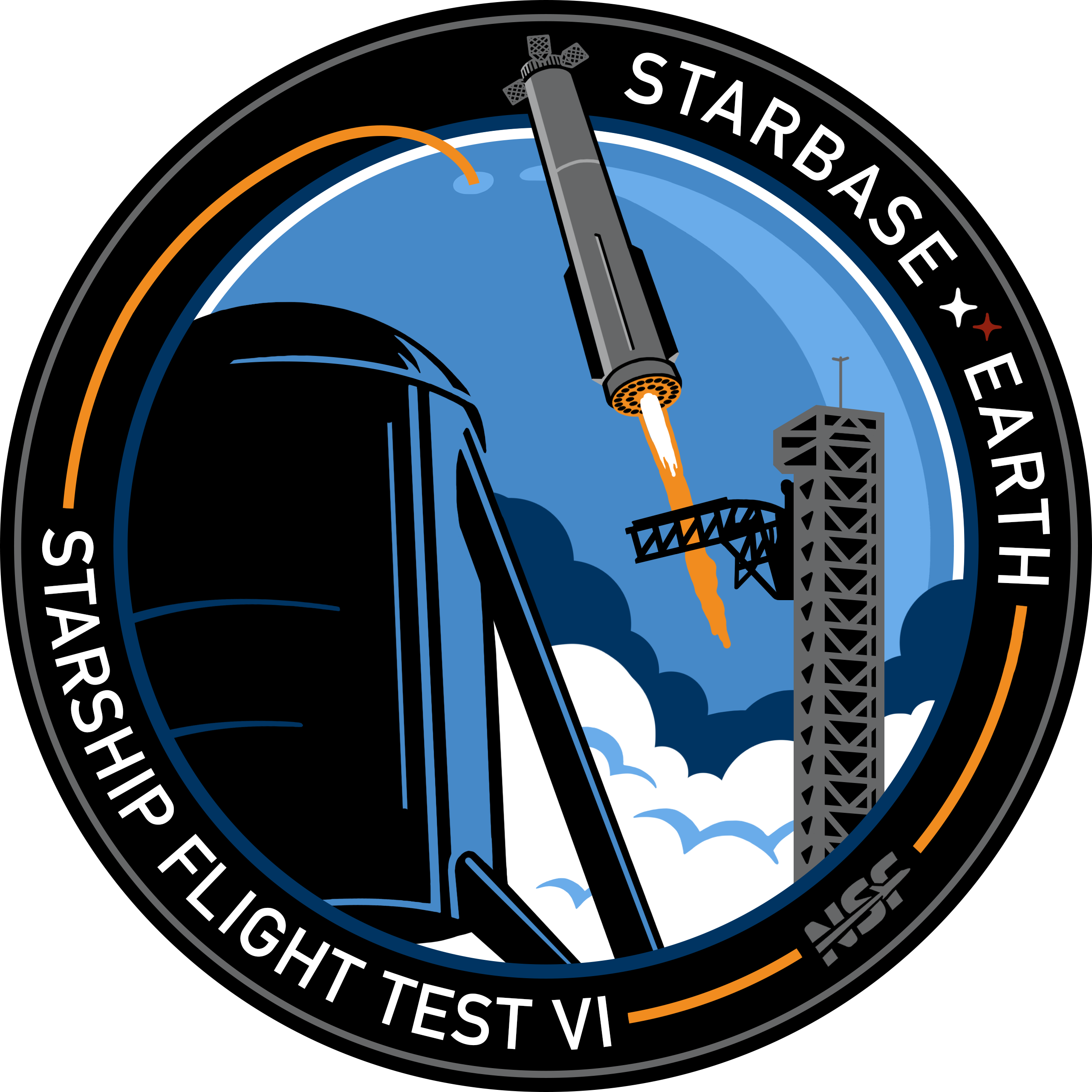 Starship Flight 6 - Collectors Pin