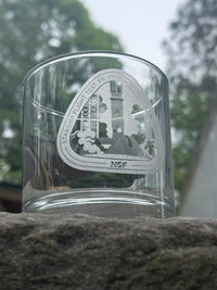 Starship Flight 12 - Etched Whiskey Glass