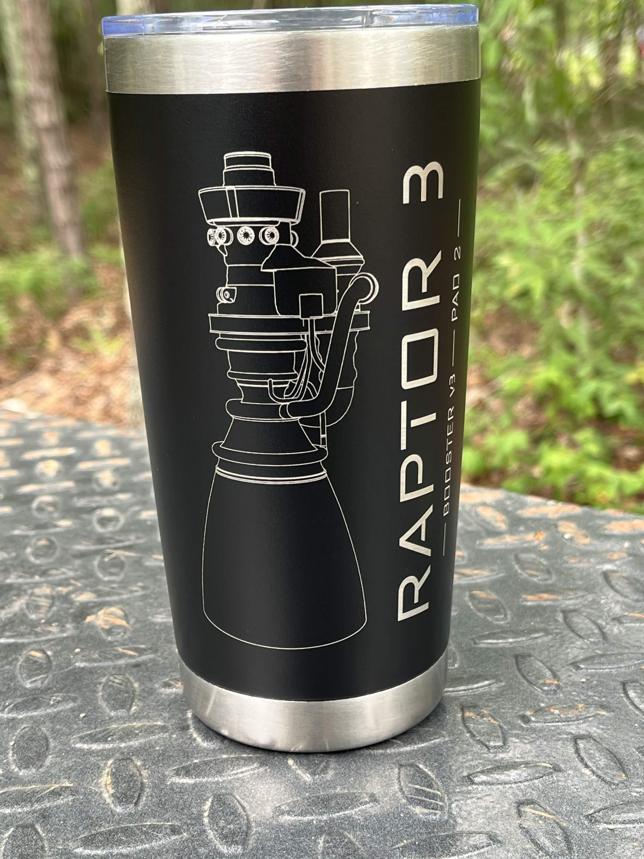 SpaceX Starship Raptor 3 - Tumbler