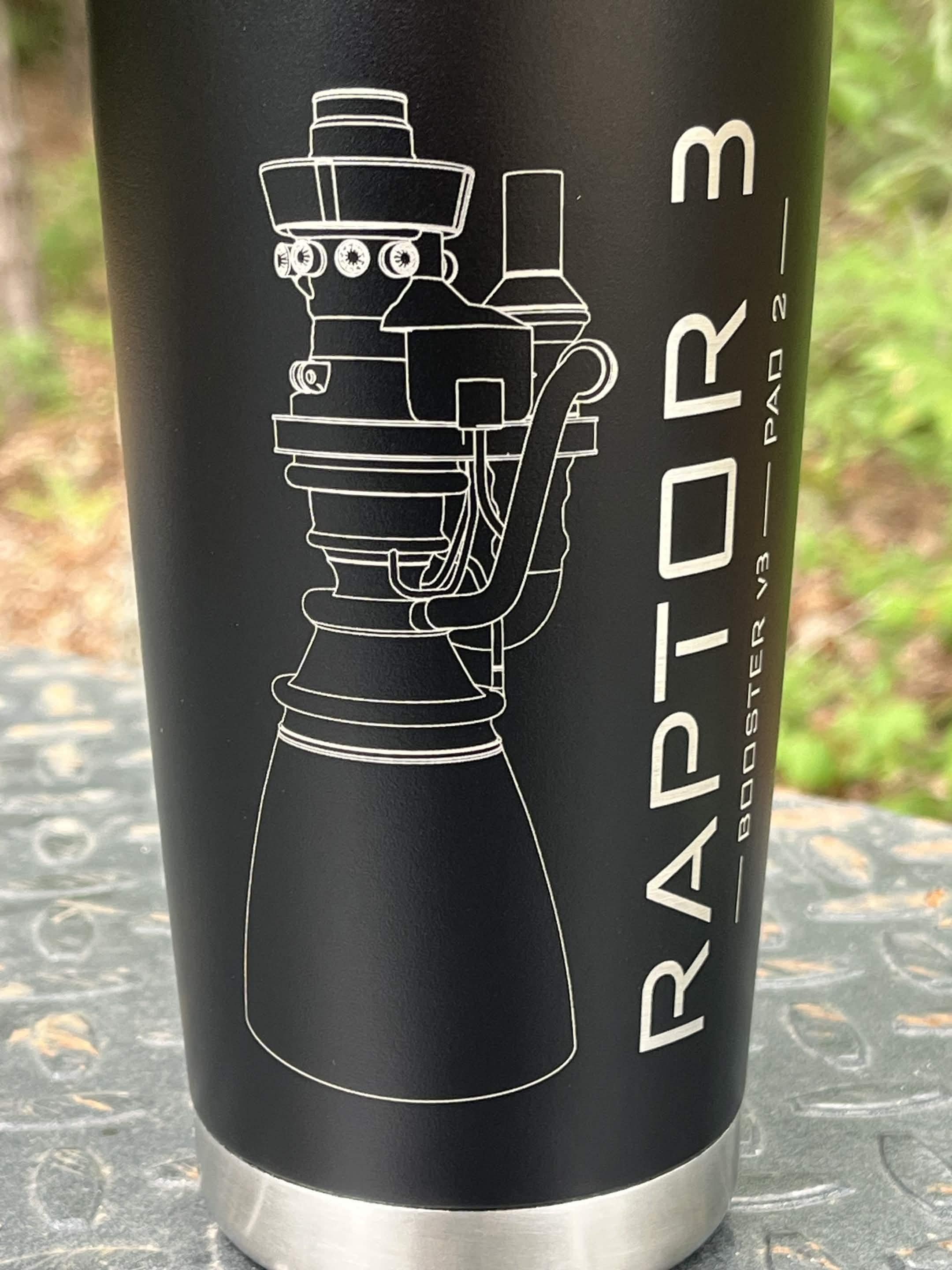 SpaceX Starship Raptor 3 - Tumbler