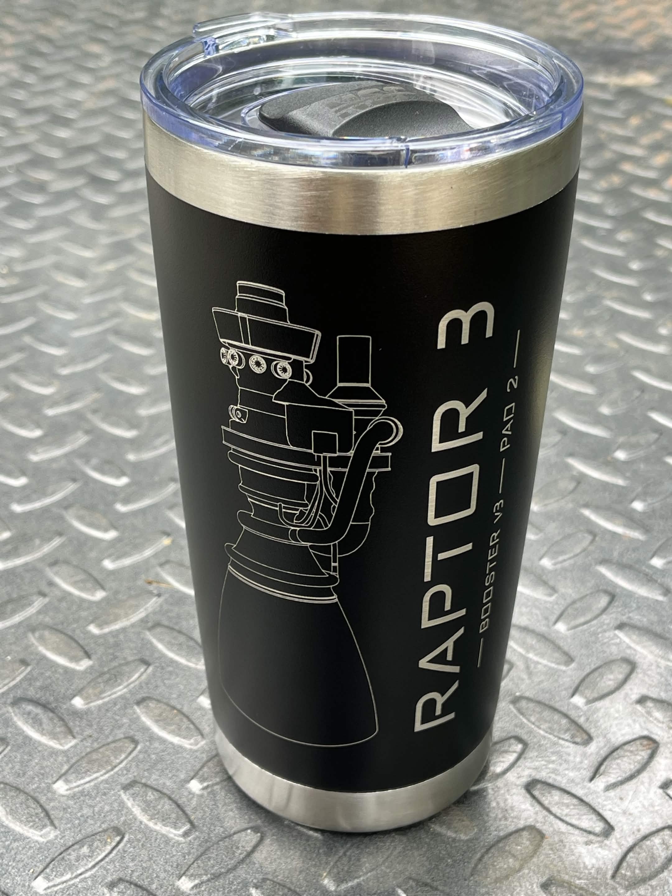 SpaceX Starship Raptor 3 - Tumbler