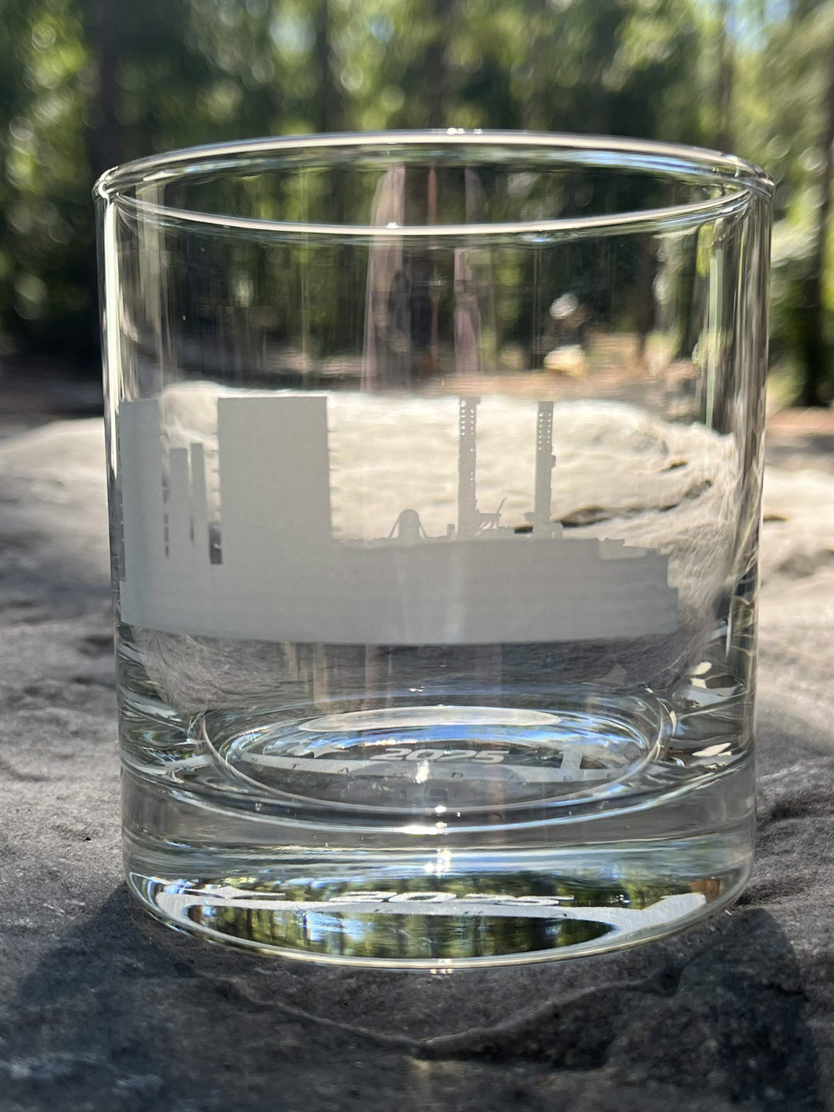 SpaceX Starbase 2025 Skyline - Whiskey Glass