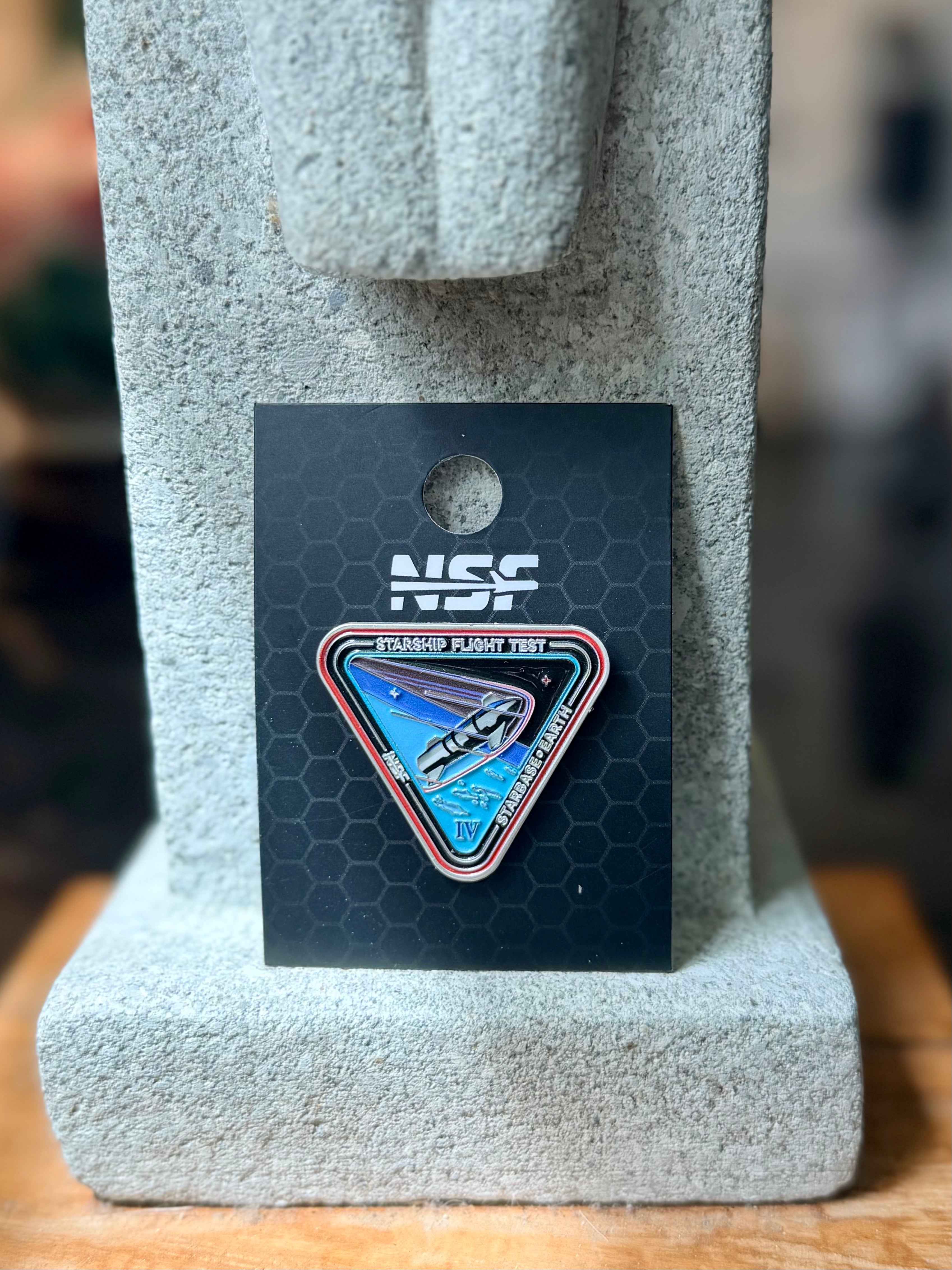 Starship Flight 4 - Collectors Pin