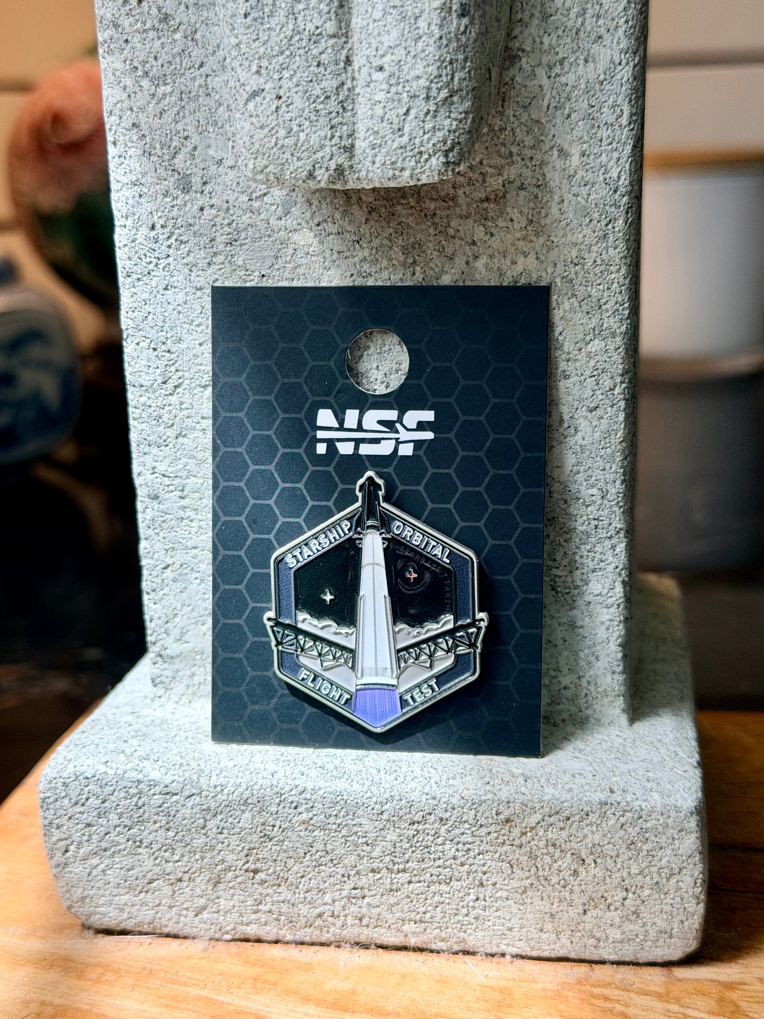 Starship Flight 1 -  Collectors Pin