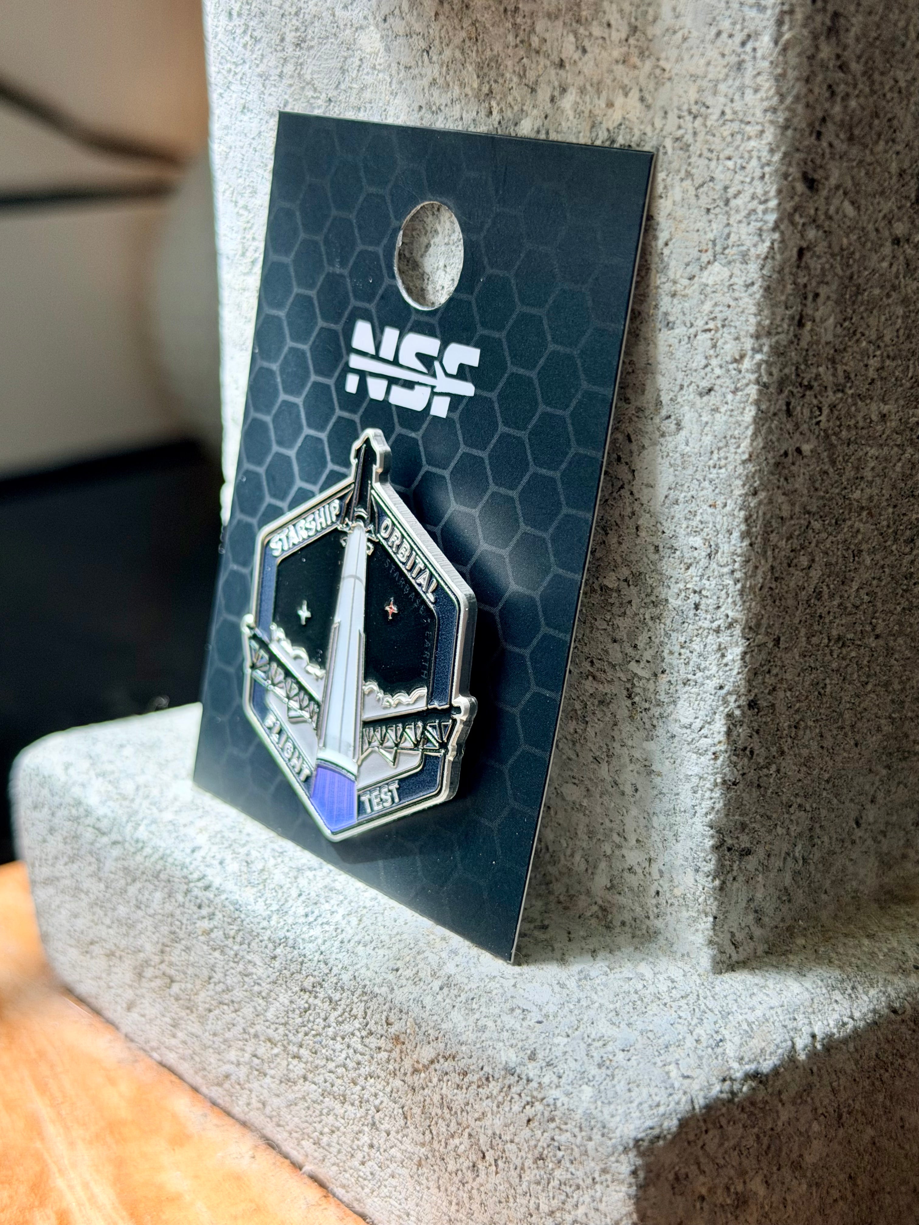 Starship Flight 1 -  Collectors Pin
