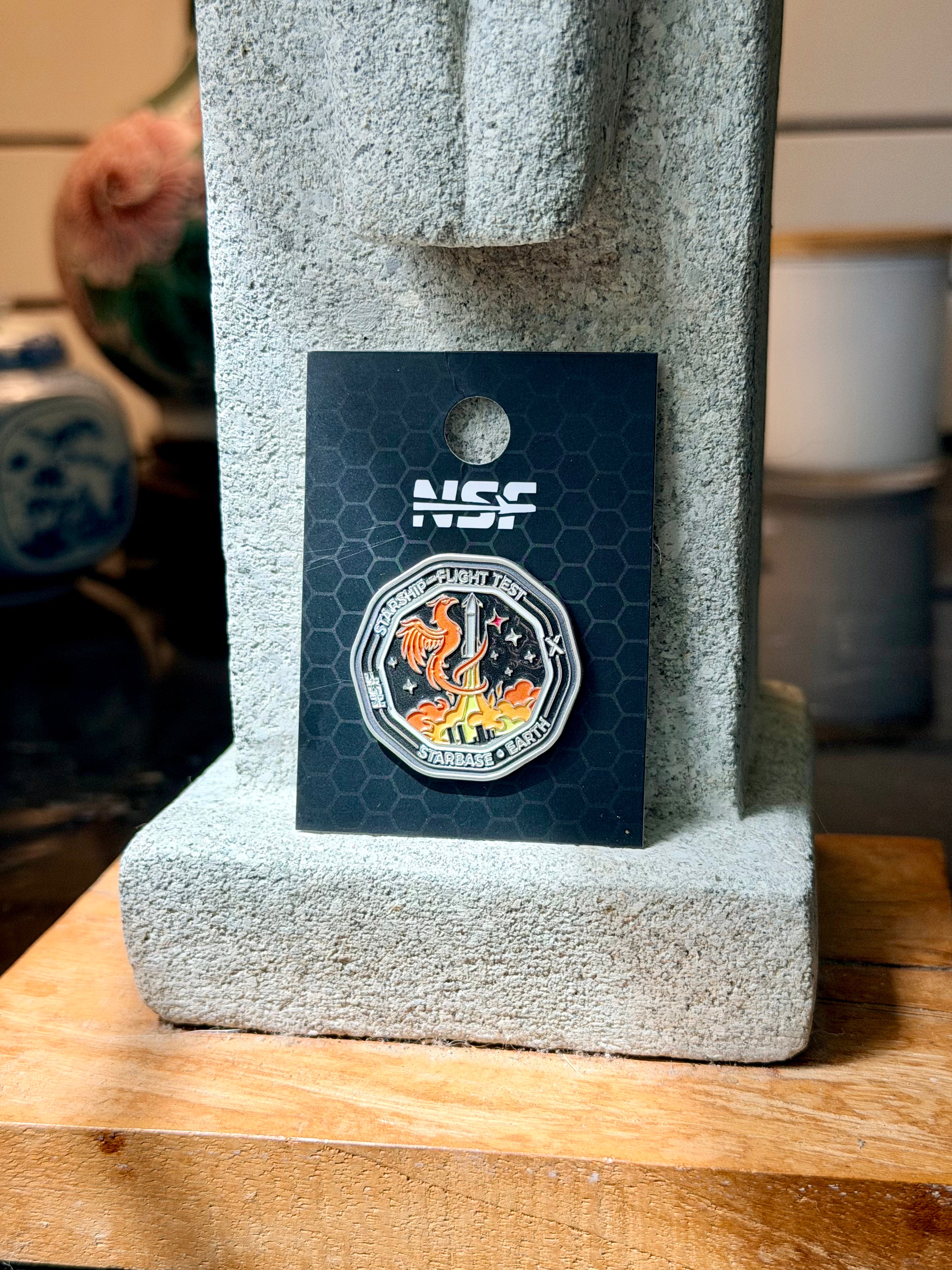 Starship Flight 10 - Collectors Pin