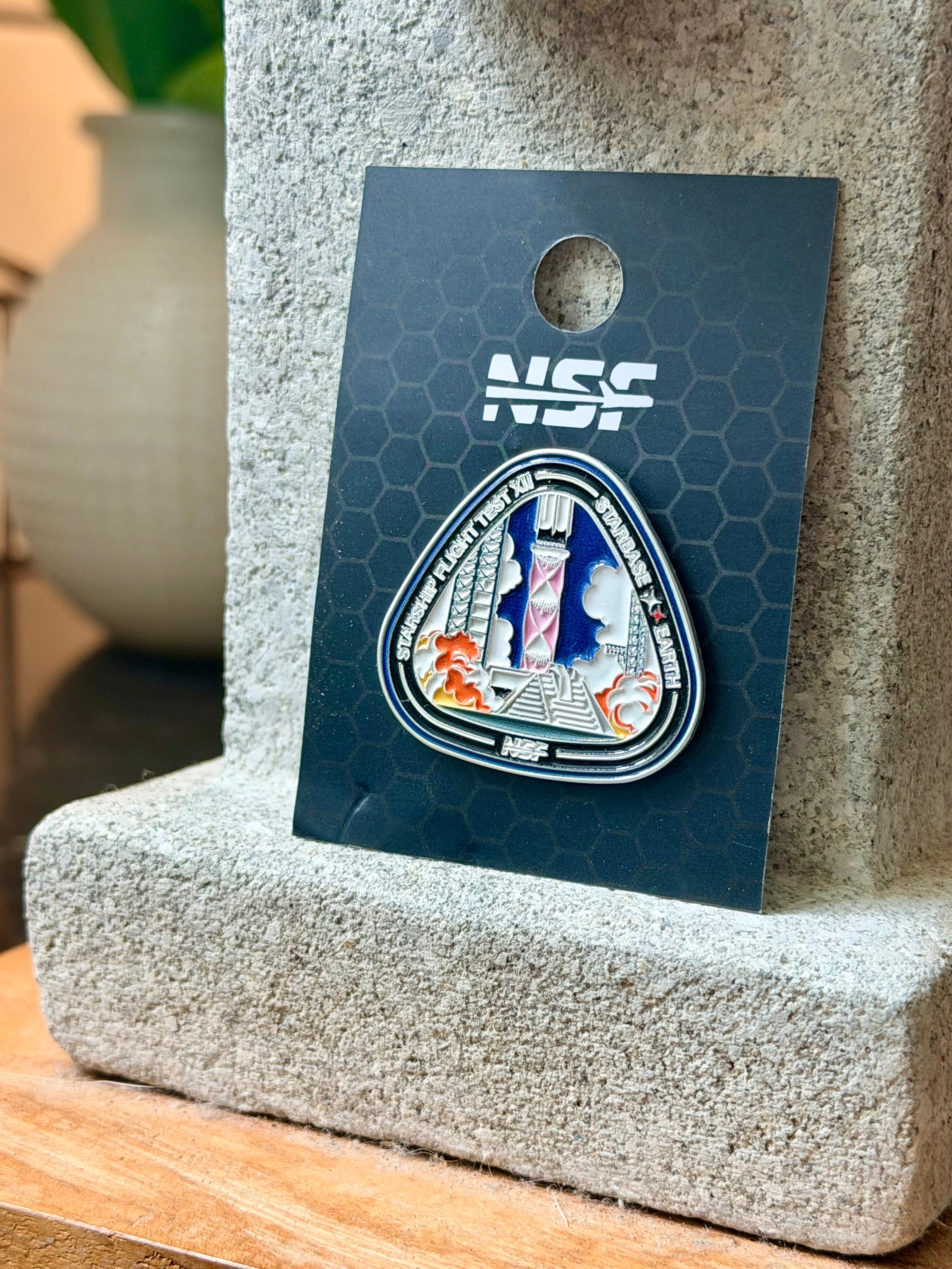 Starship Flight 12 - Collectors Pin