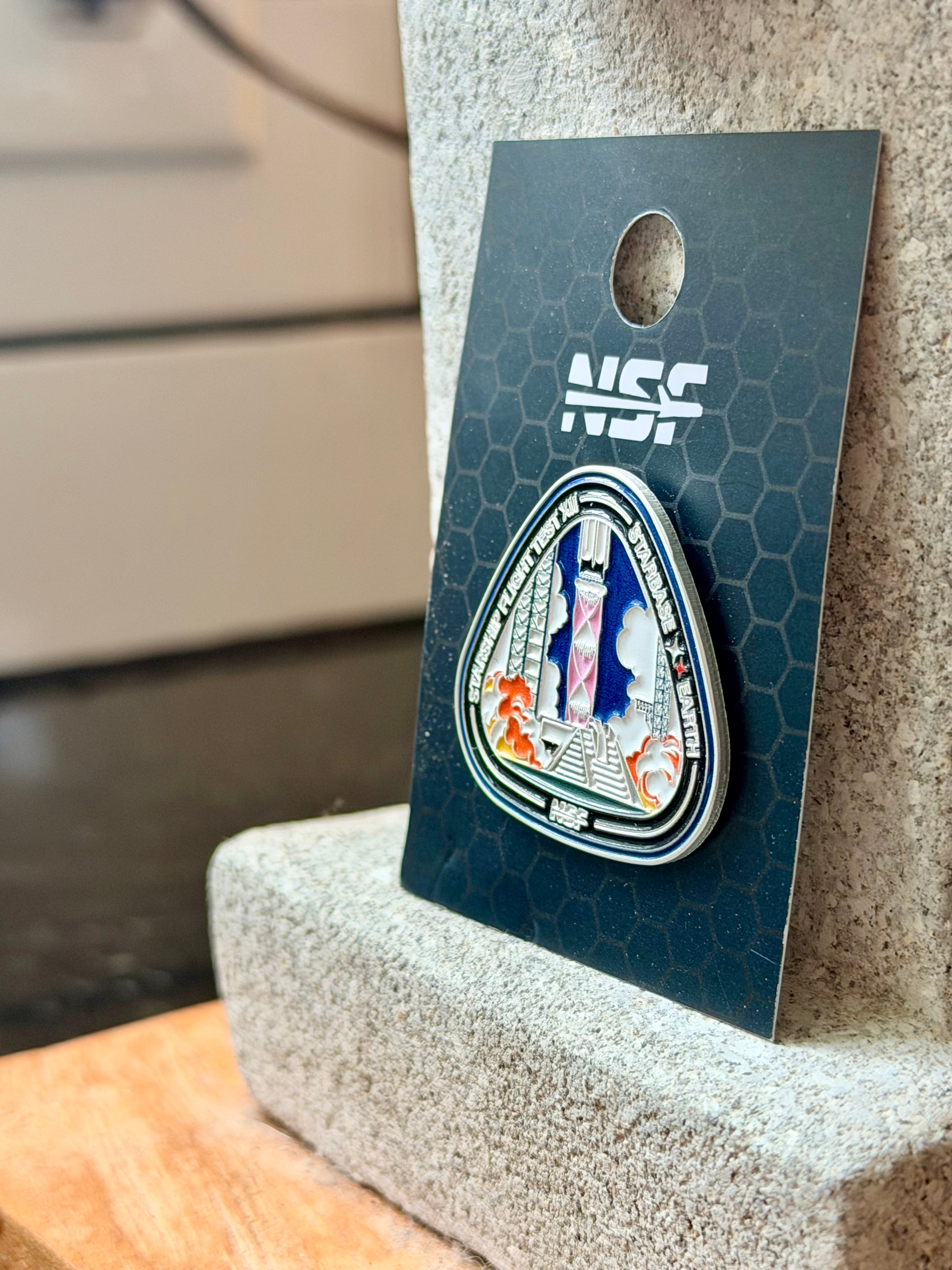 Starship Flight 12 - Collectors Pin