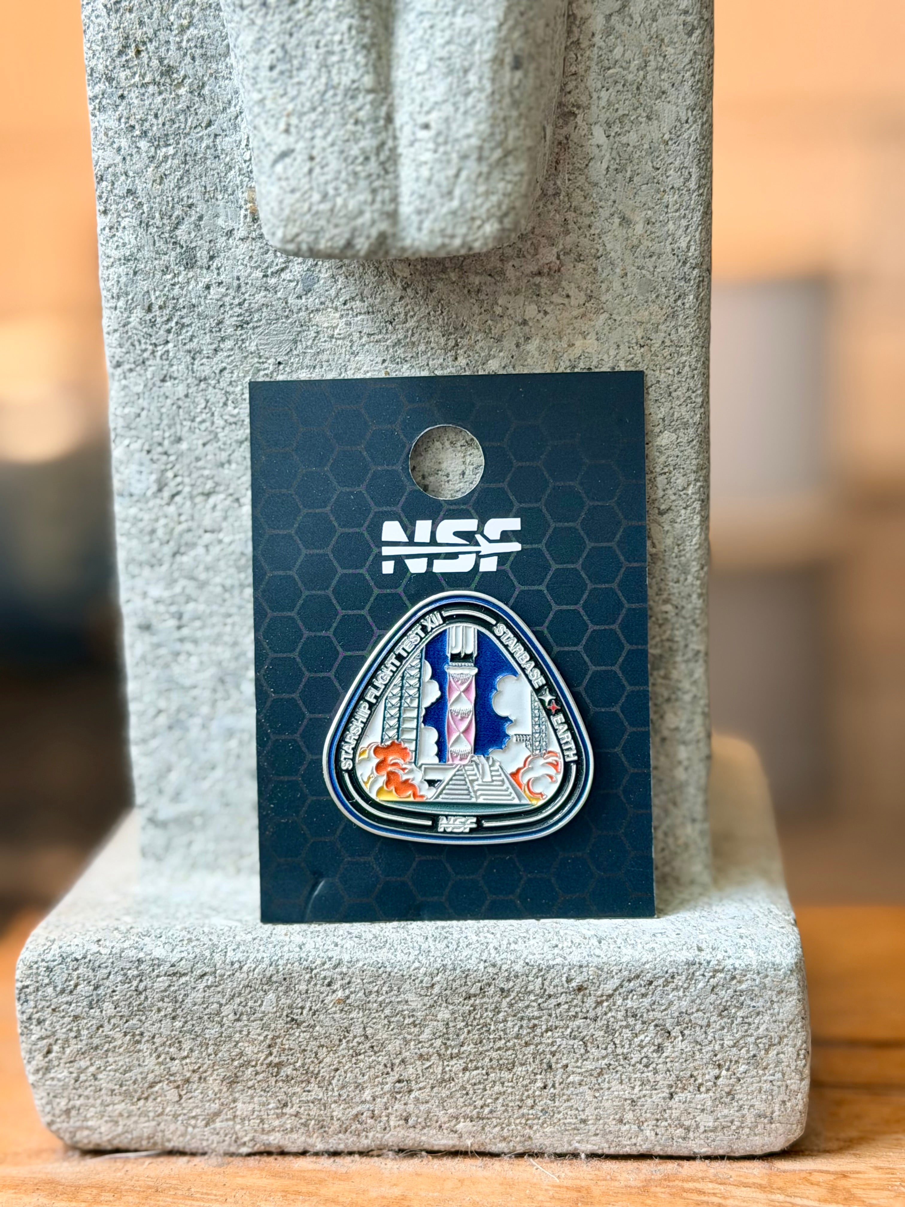 Starship Flight 12 - Collectors Pin
