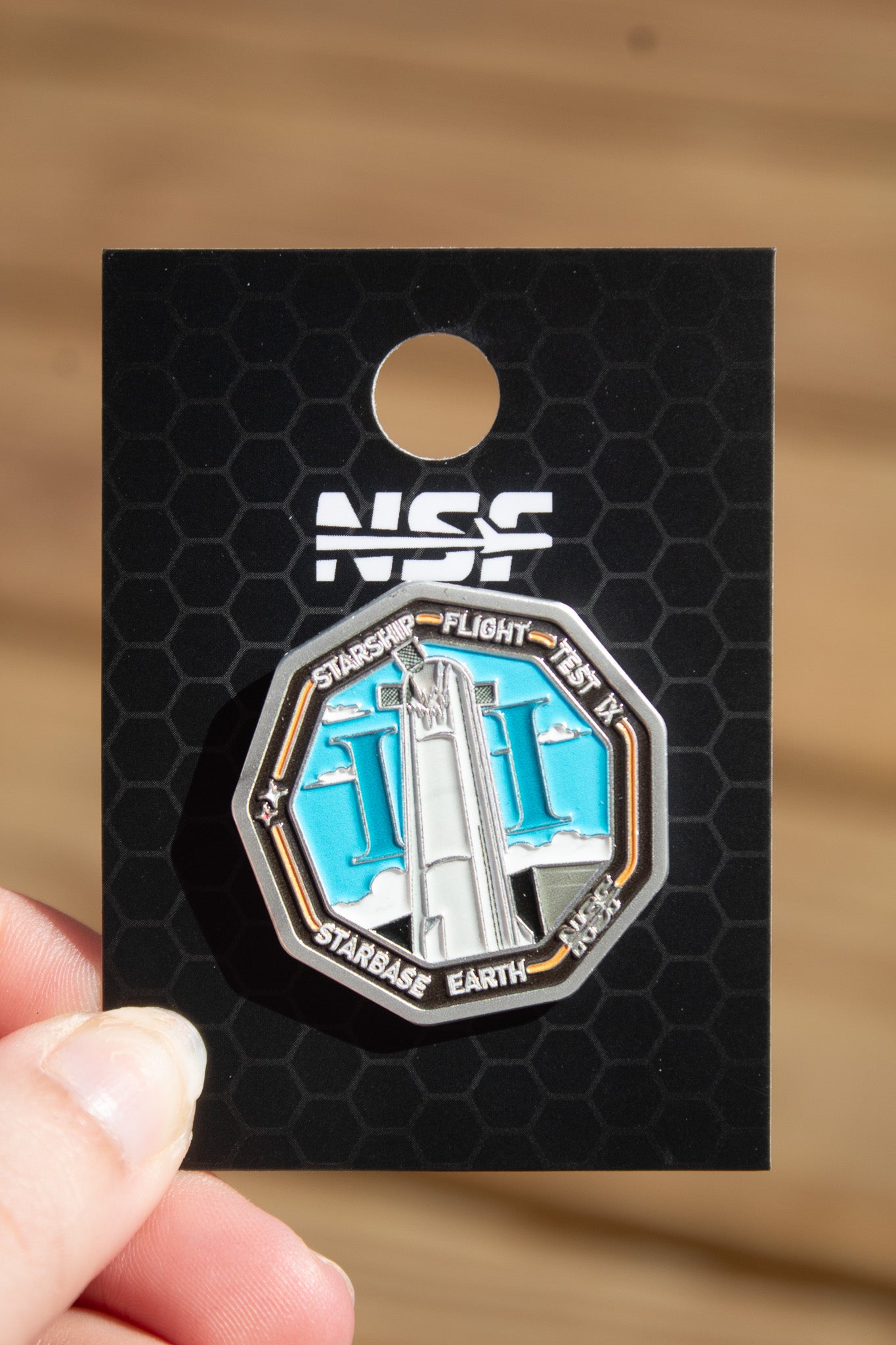 Starship Flight 9 - Collectors Pin