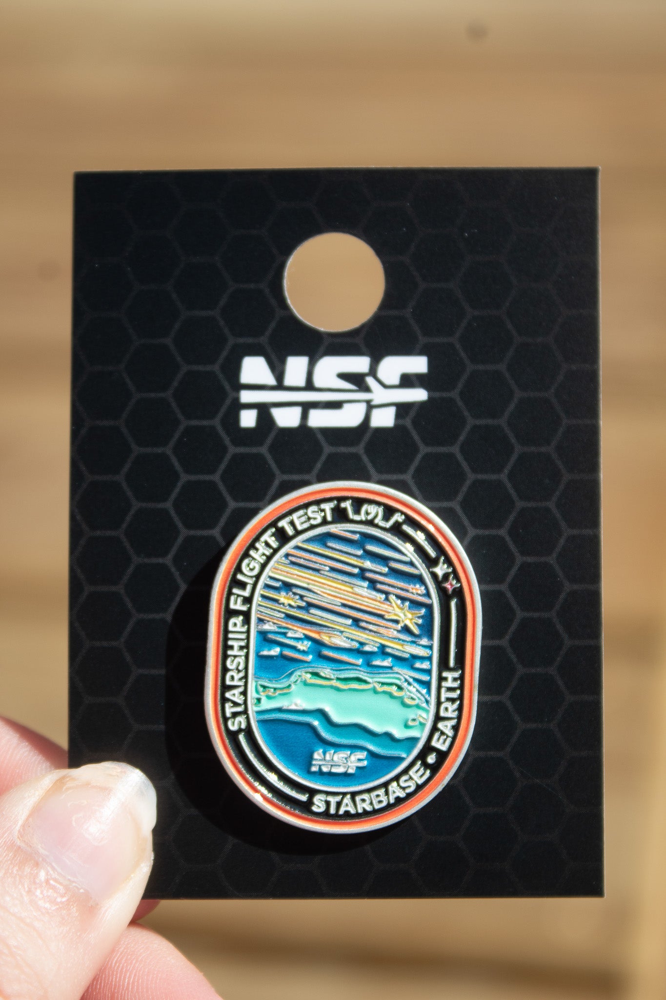 Starship Shrug - Collectors Pin