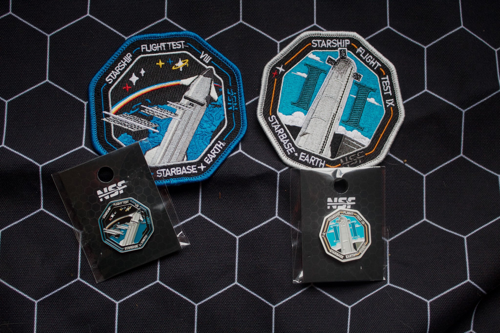Starship Flight 8 - Collectors Pin