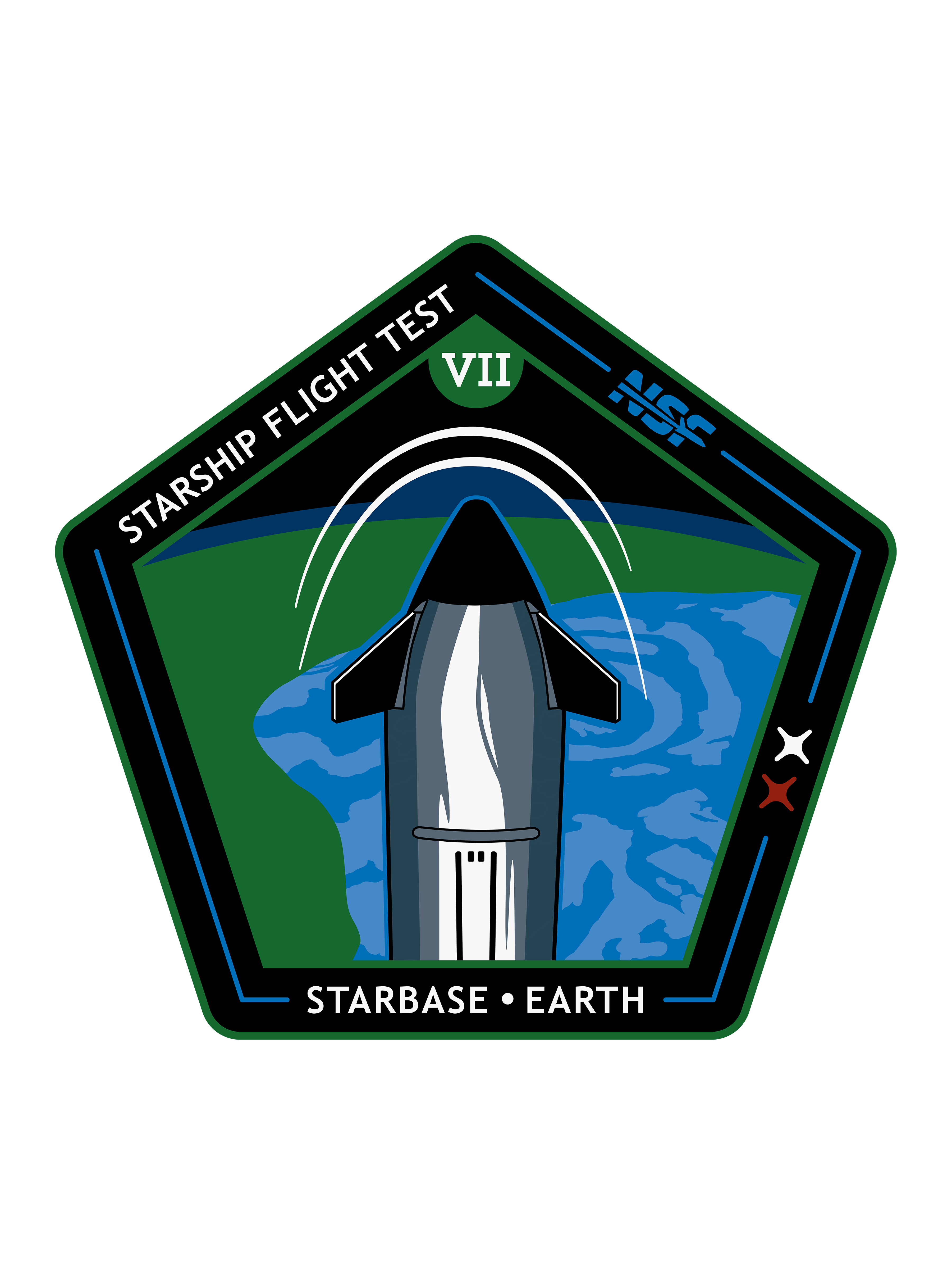 Starship Flight 7 -  Collectors Pin