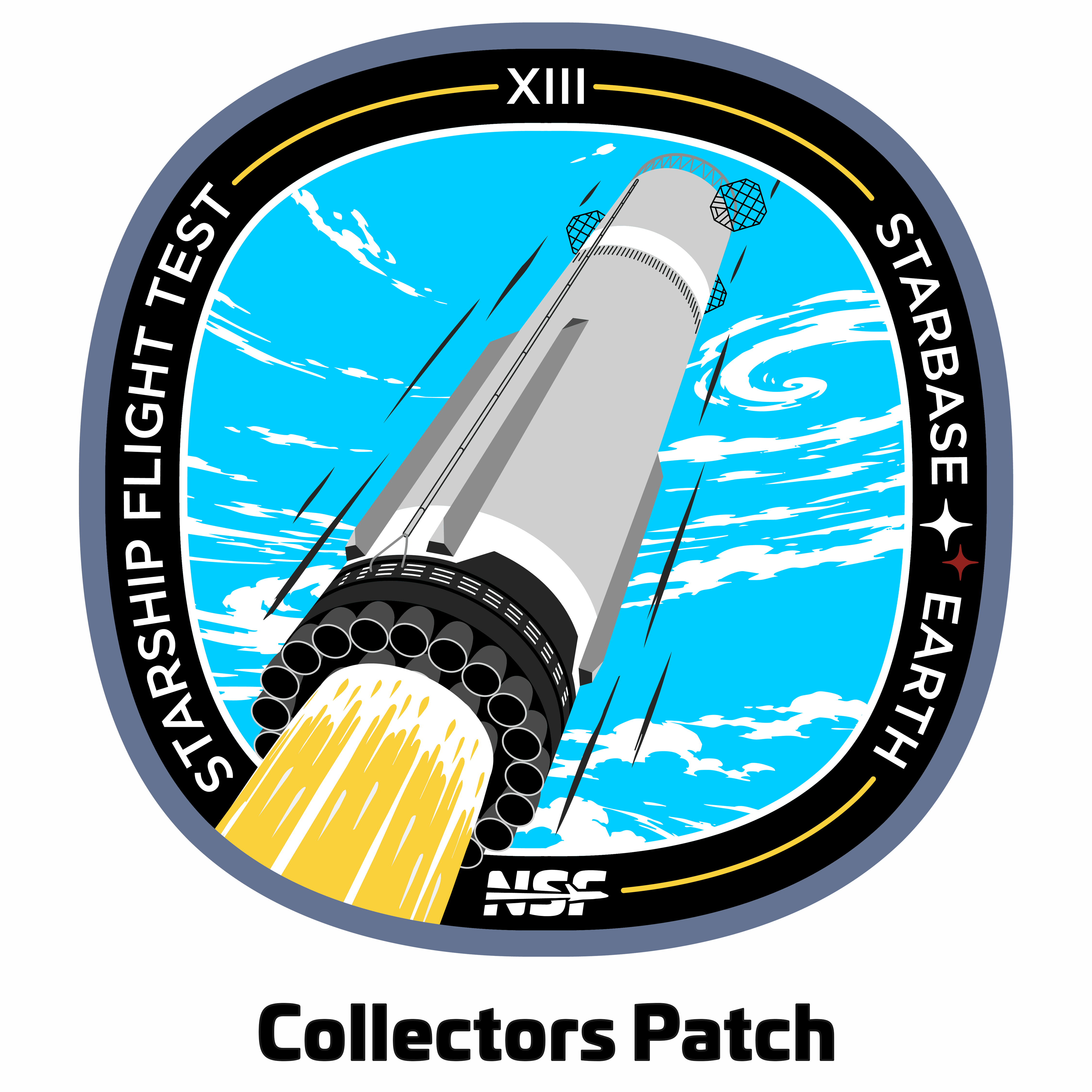SpaceX Starship Flight 13 - Collectors Patch