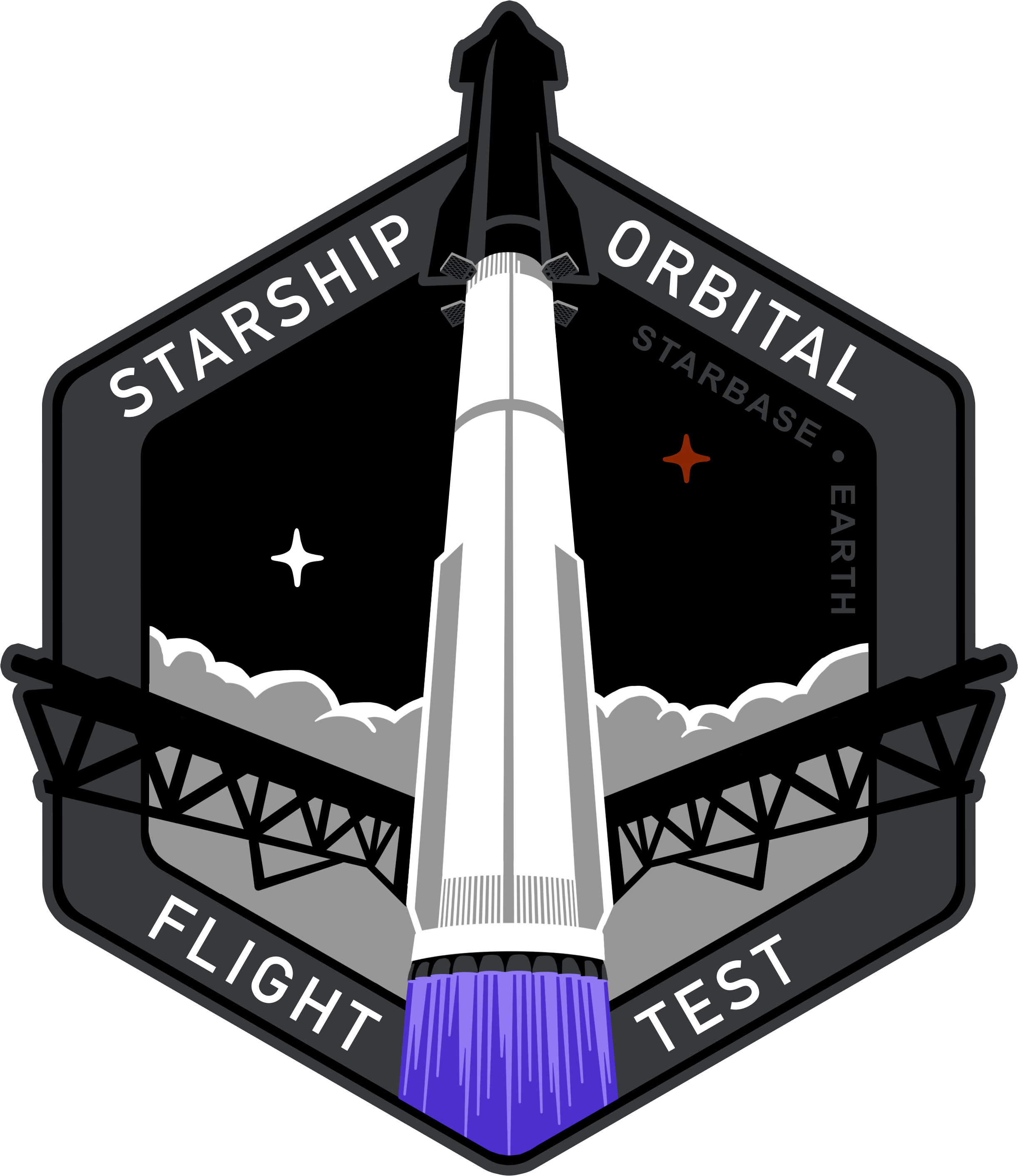 Starship Flight 1 -  Collectors Pin