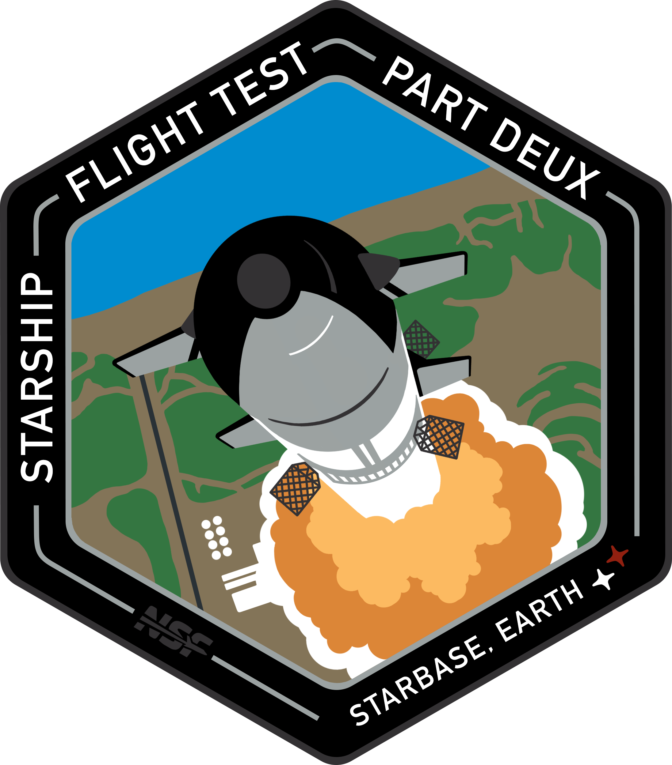 Starship Flight 2 - Collectors Pin