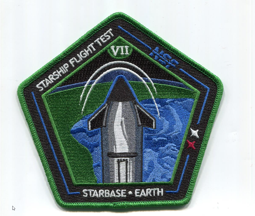 PREORDER: Starship Flight Patch 7