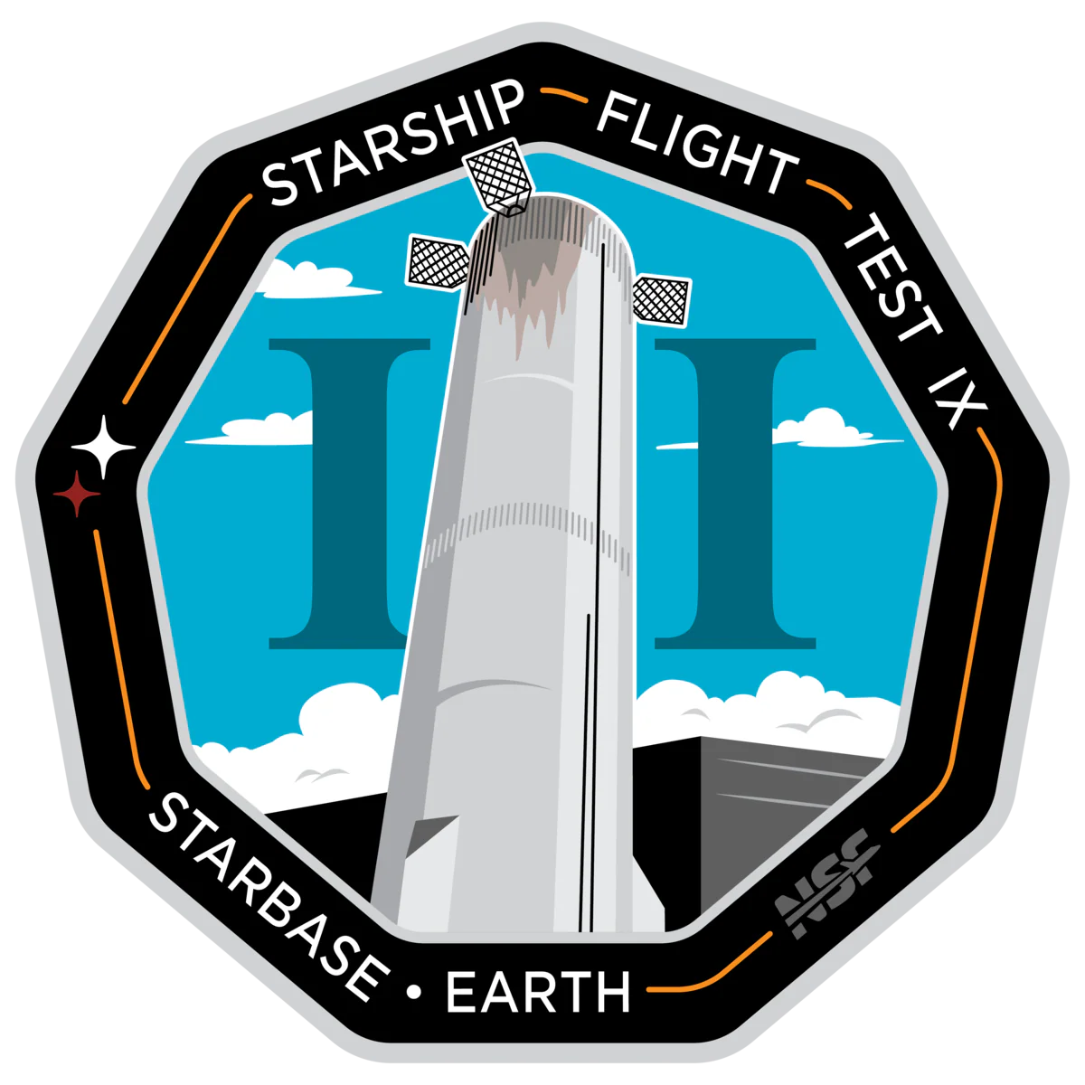 Starship Flight 9 Patch