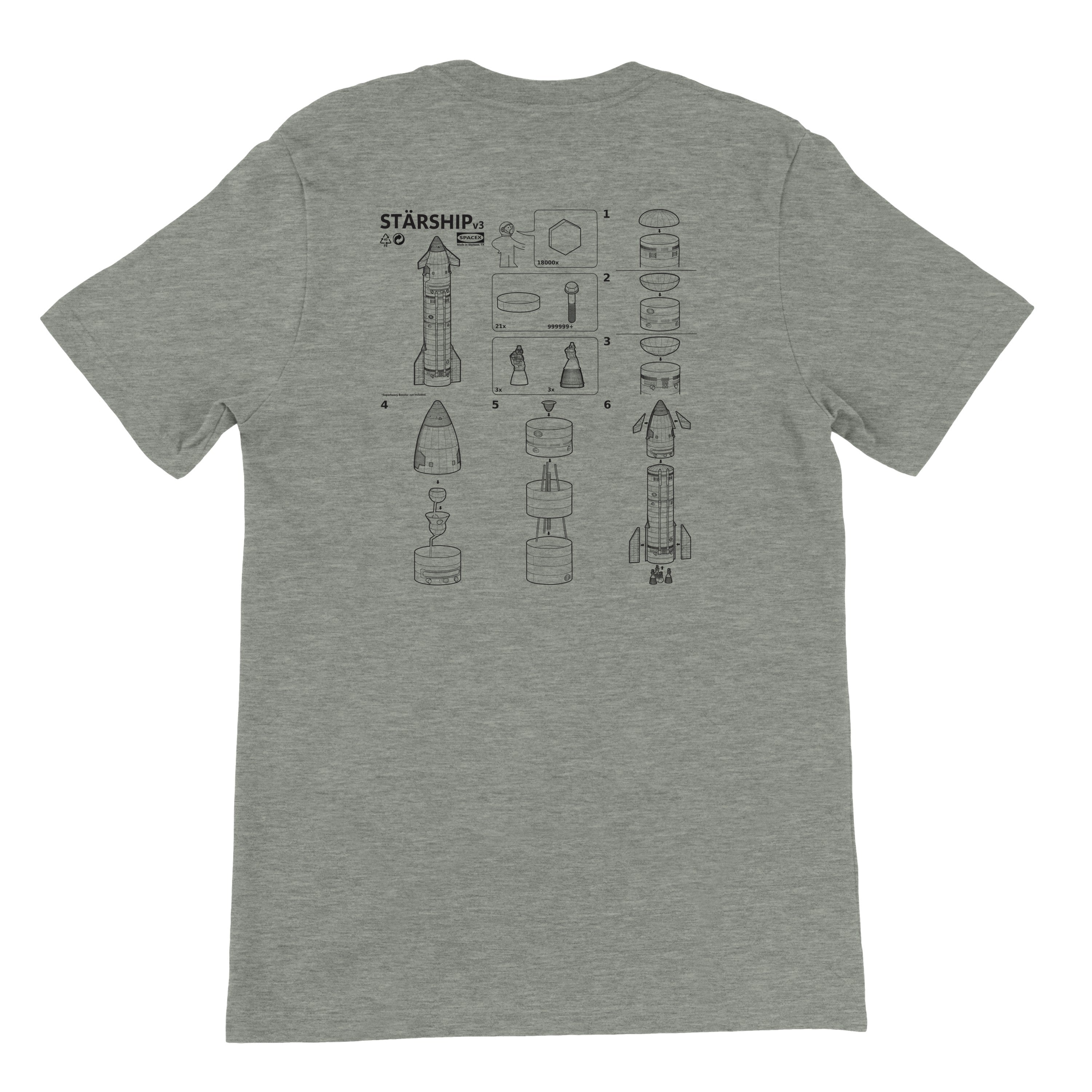 Starship V3 Assembly - Unisex T-shirt