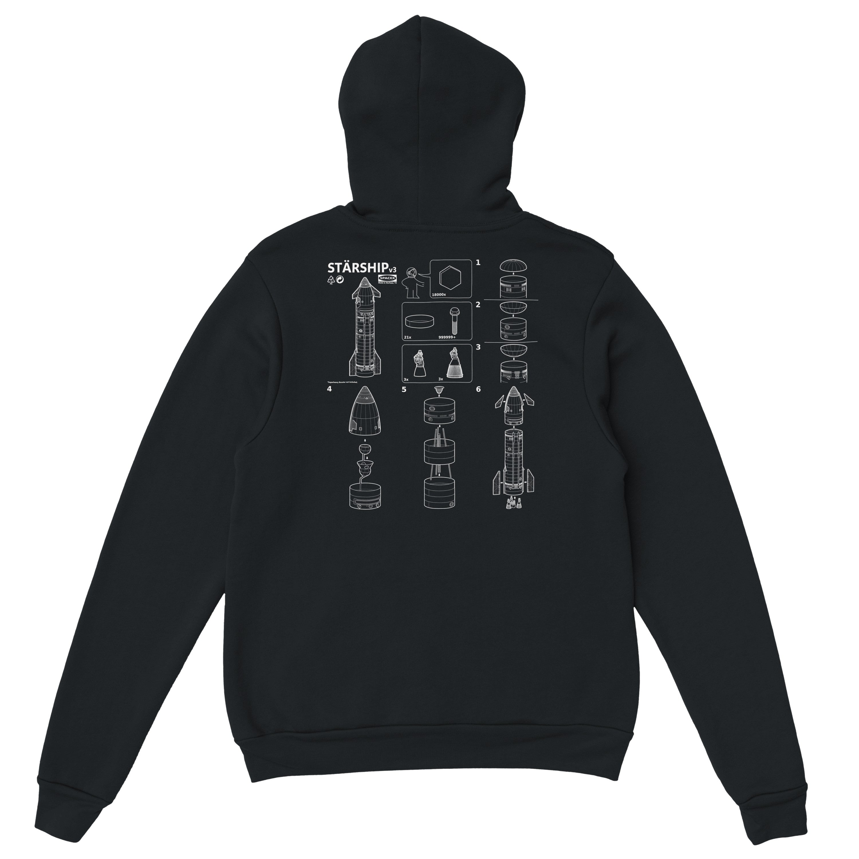 Starship V3 Assembly - Unisex Hoodie
