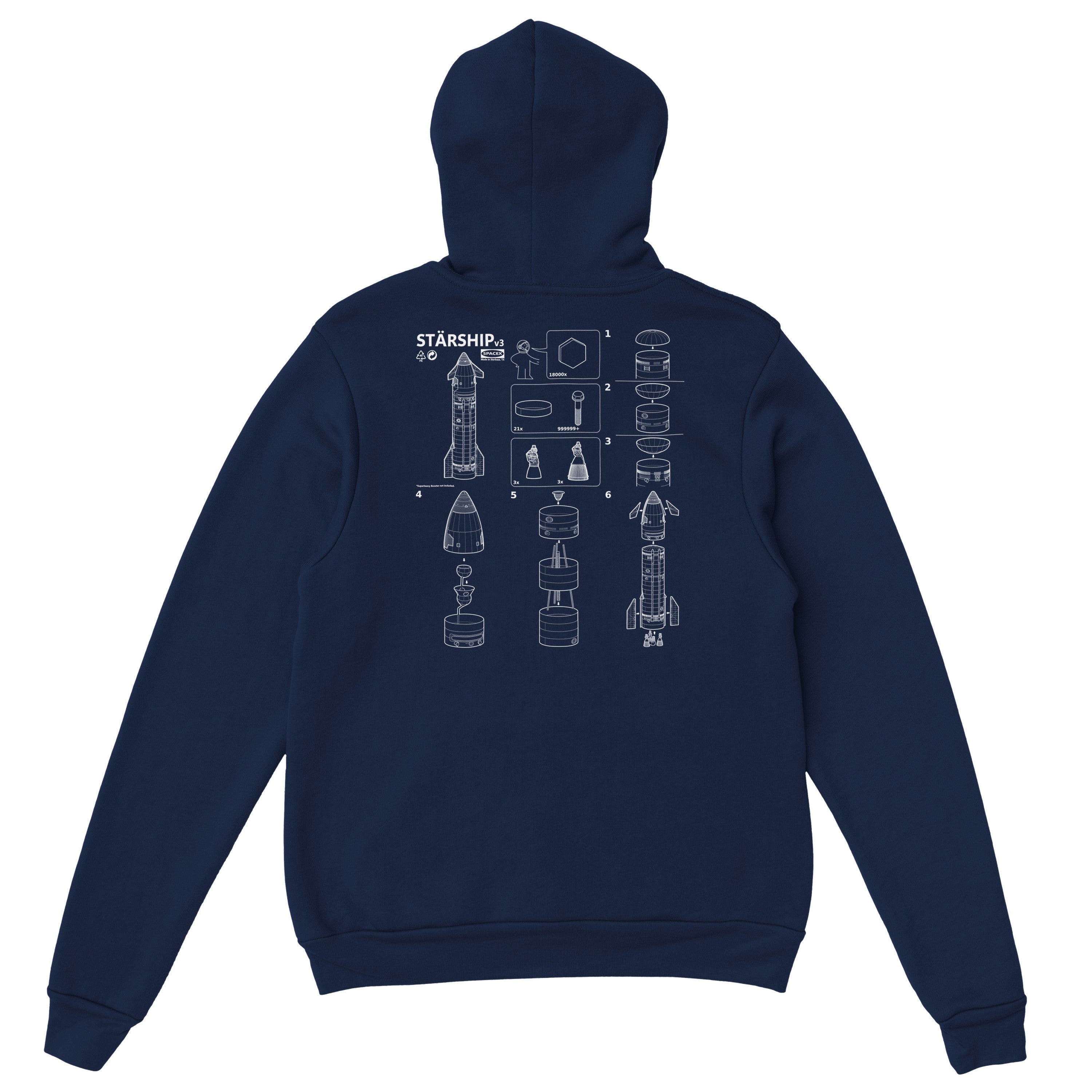 Starship V3 Assembly - Unisex Hoodie