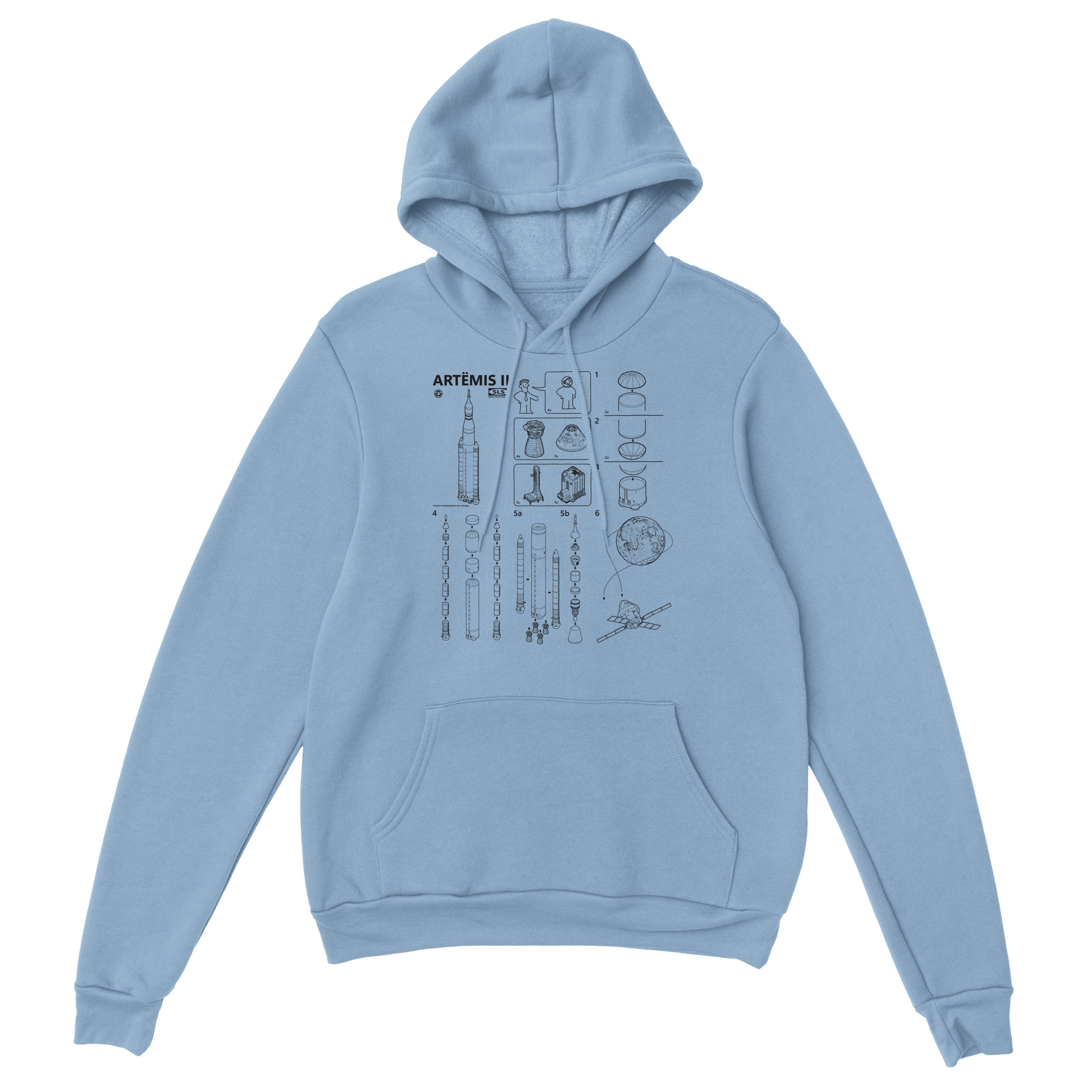 SLS Assembly Instructions - Unisex Hoodie