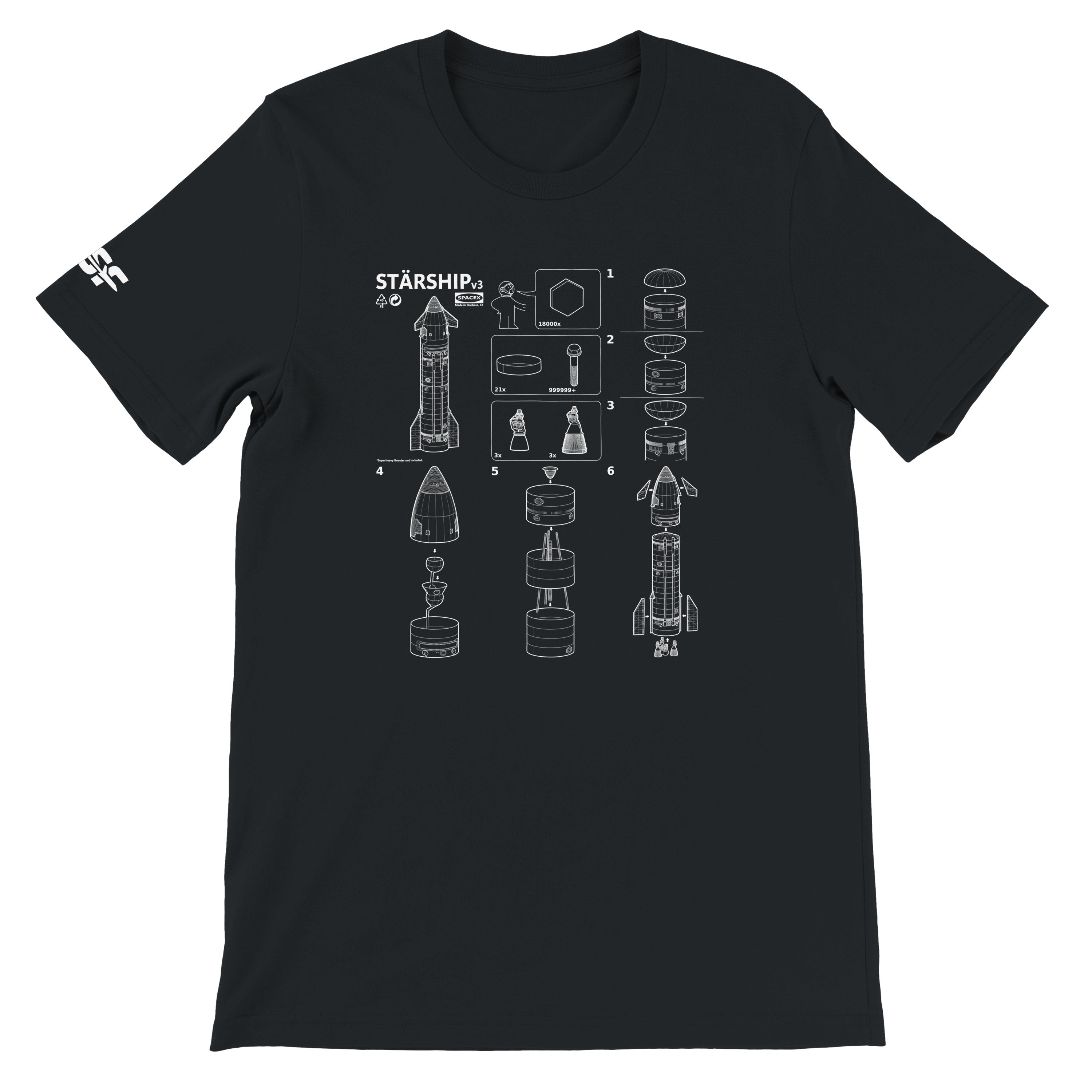 START to FES.TIVAL グッズ Starship V3 Assembly - Unisex T-shirt