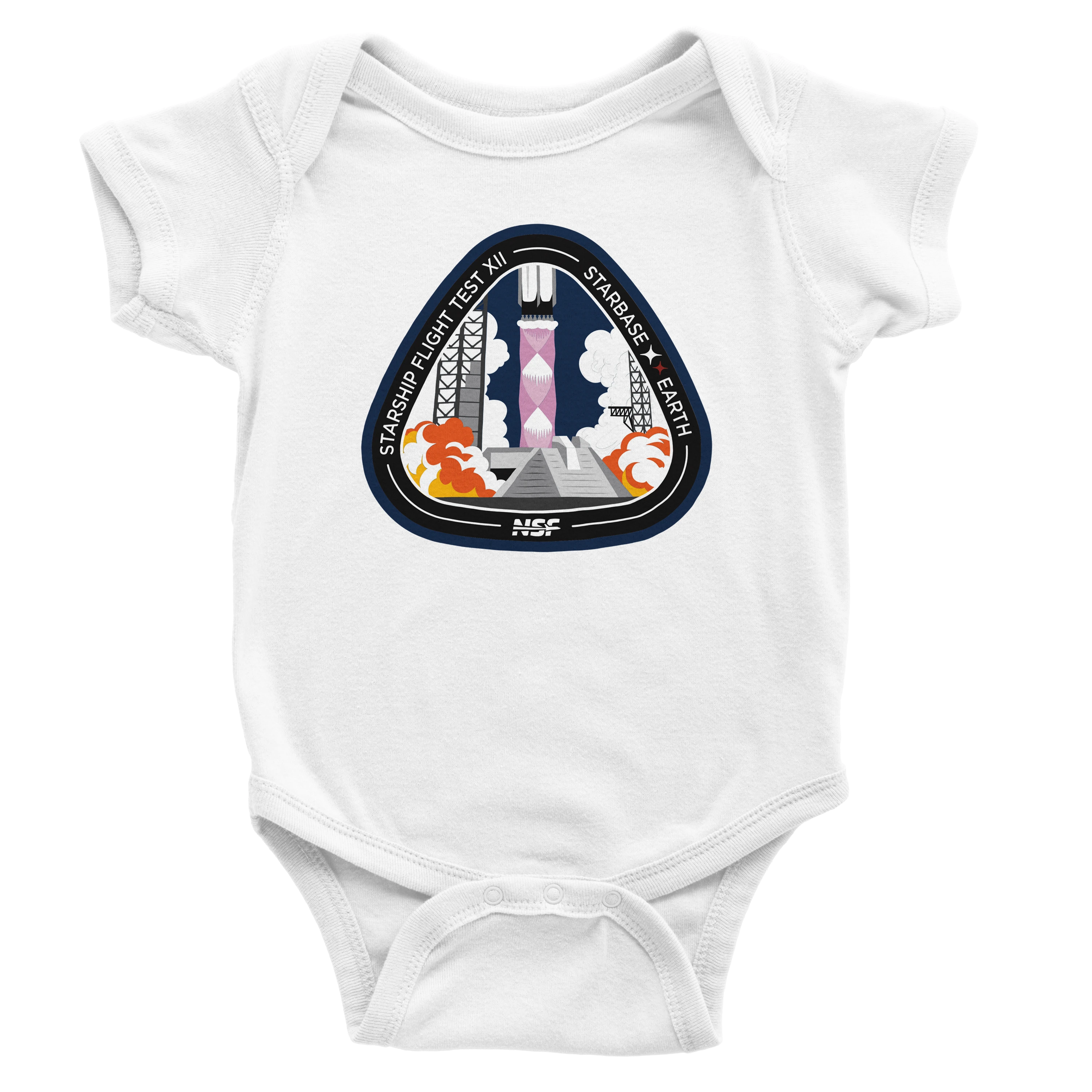 Starship Flight 12 - Baby Onesie