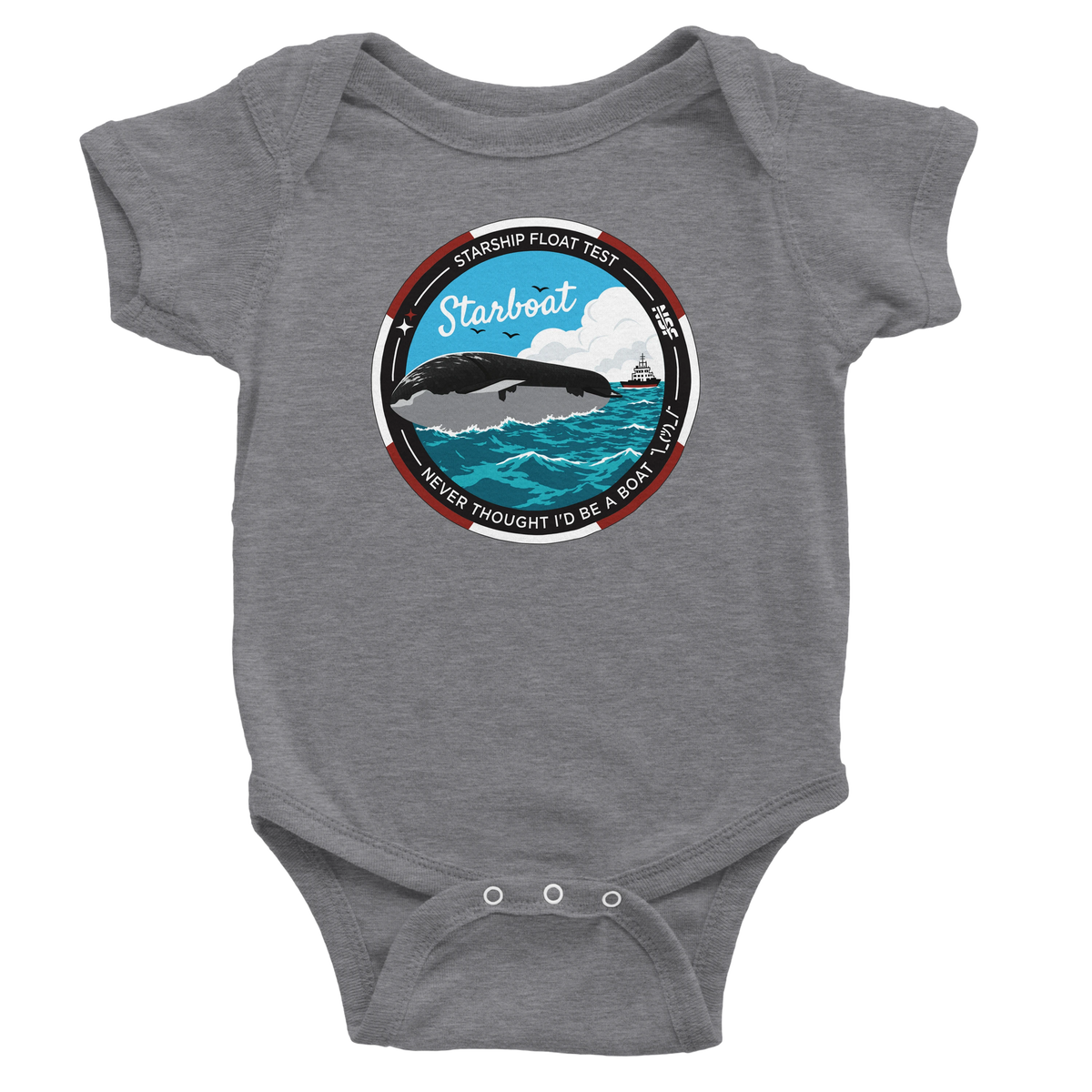 SpaceX Starship Float Test - Baby Onesie