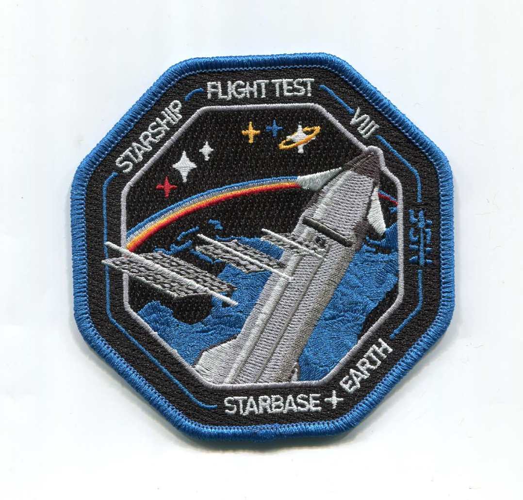 PREORDER: Starship Flight Patch 8