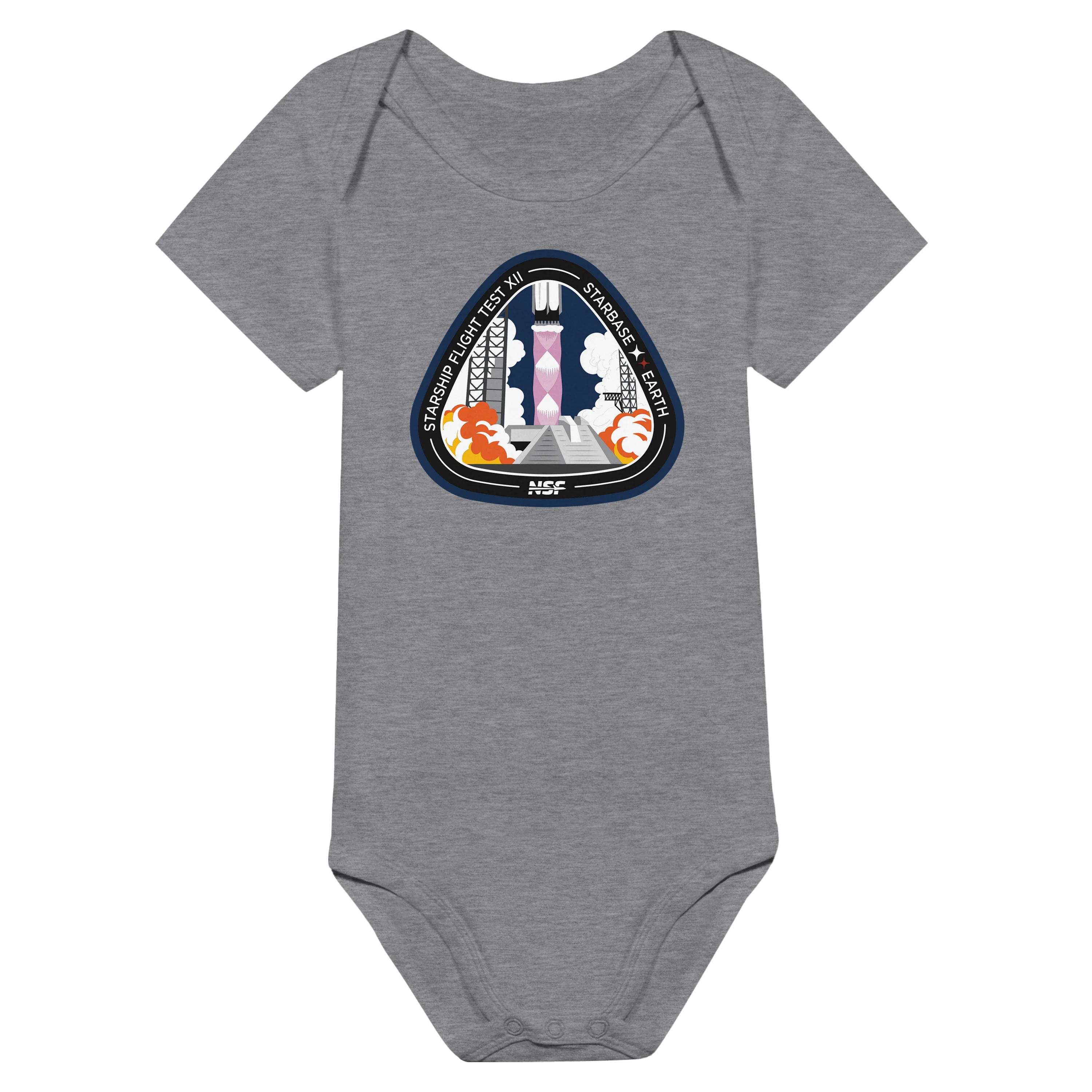 Starship Flight 12 - Baby Onesie