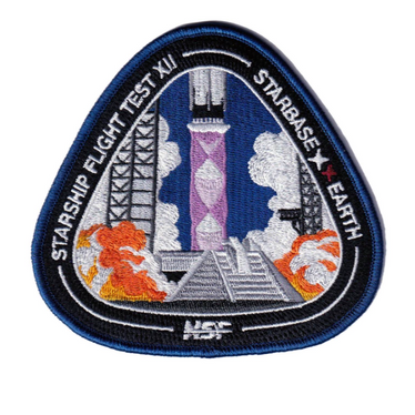 Starship Flight 12 - Collectors Patch