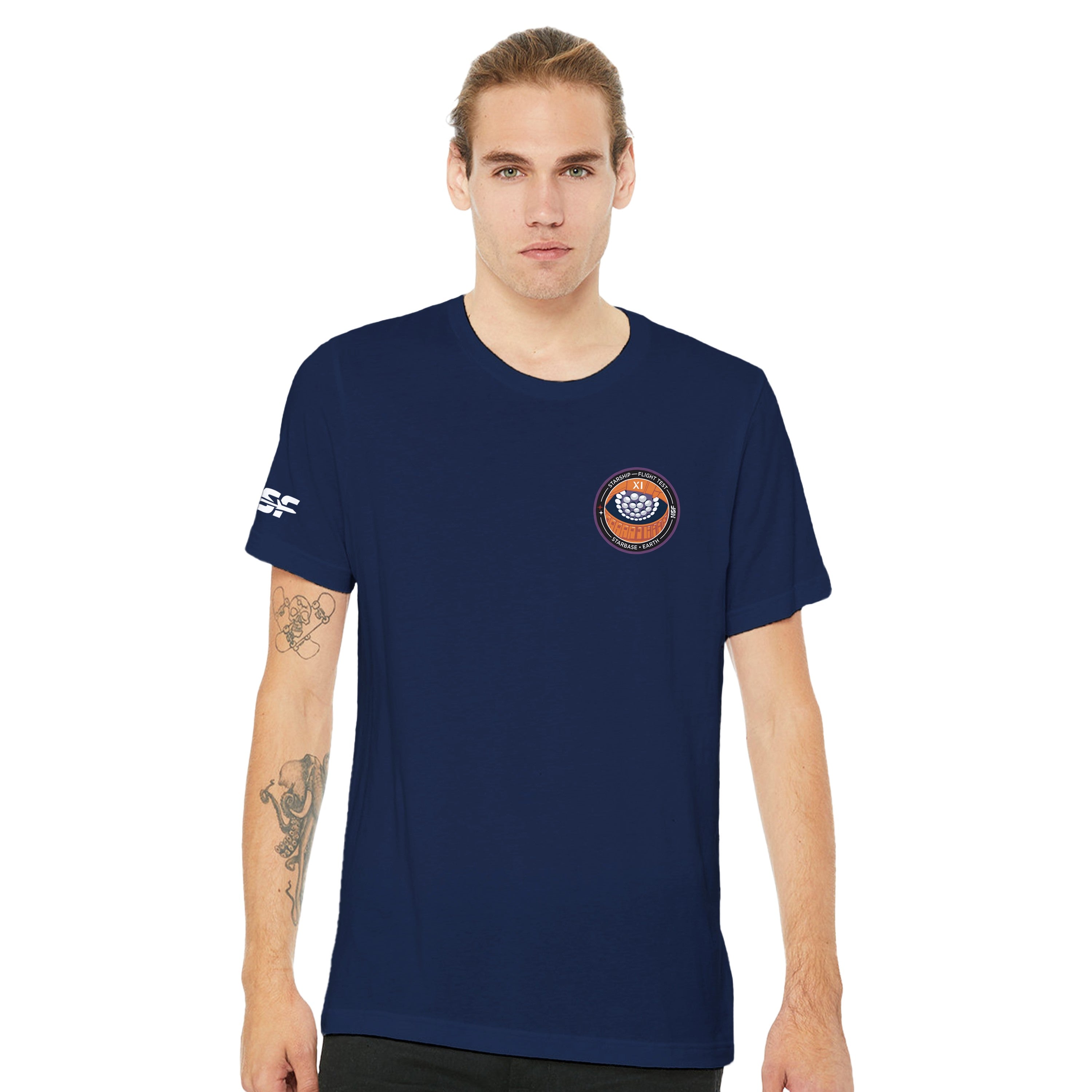 Starship Flight 11 Emblem - Unisex T-shirt