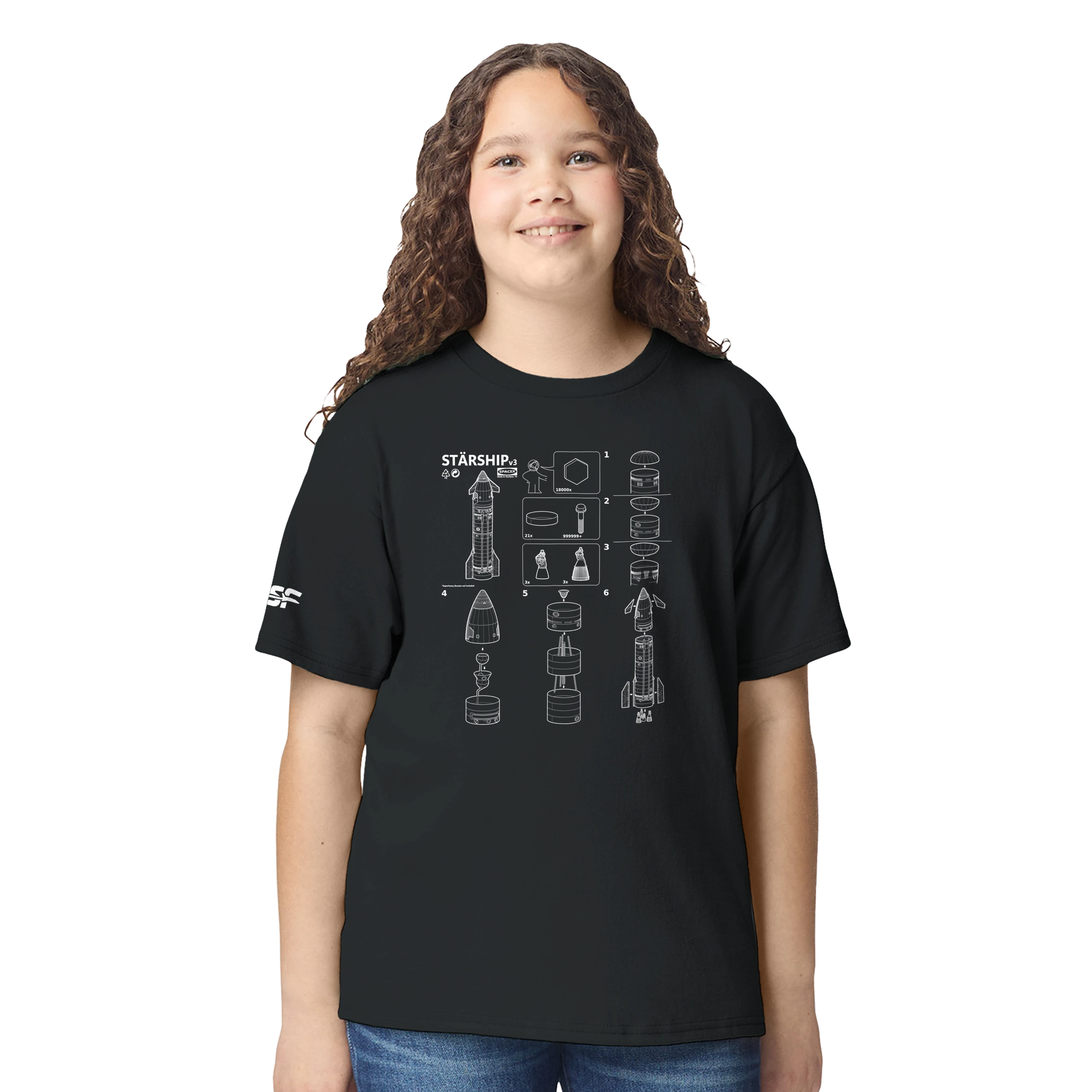 Starship V3 Assembly - Kids Shirt