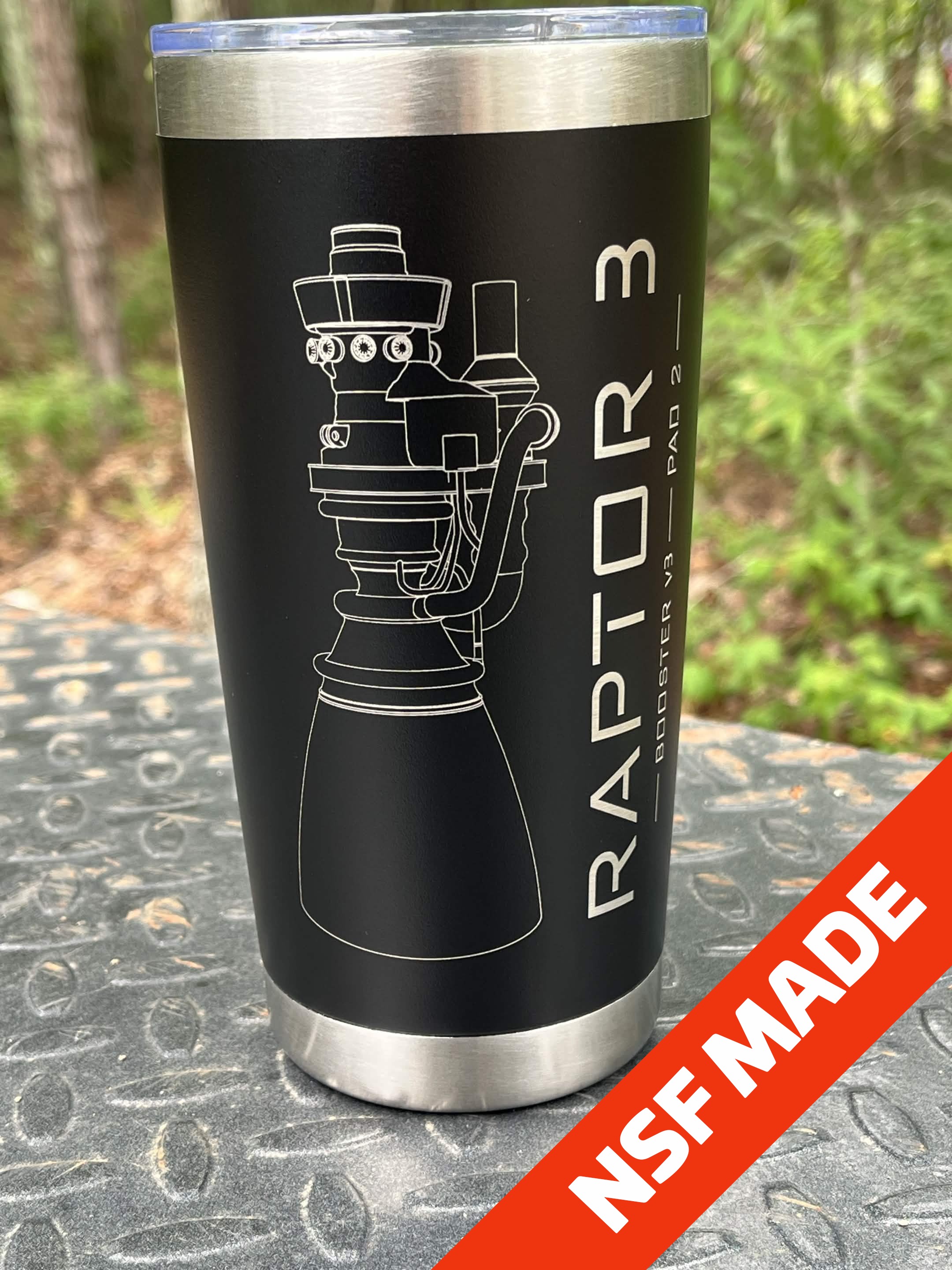 SpaceX Starship Raptor 3 - Tumbler
