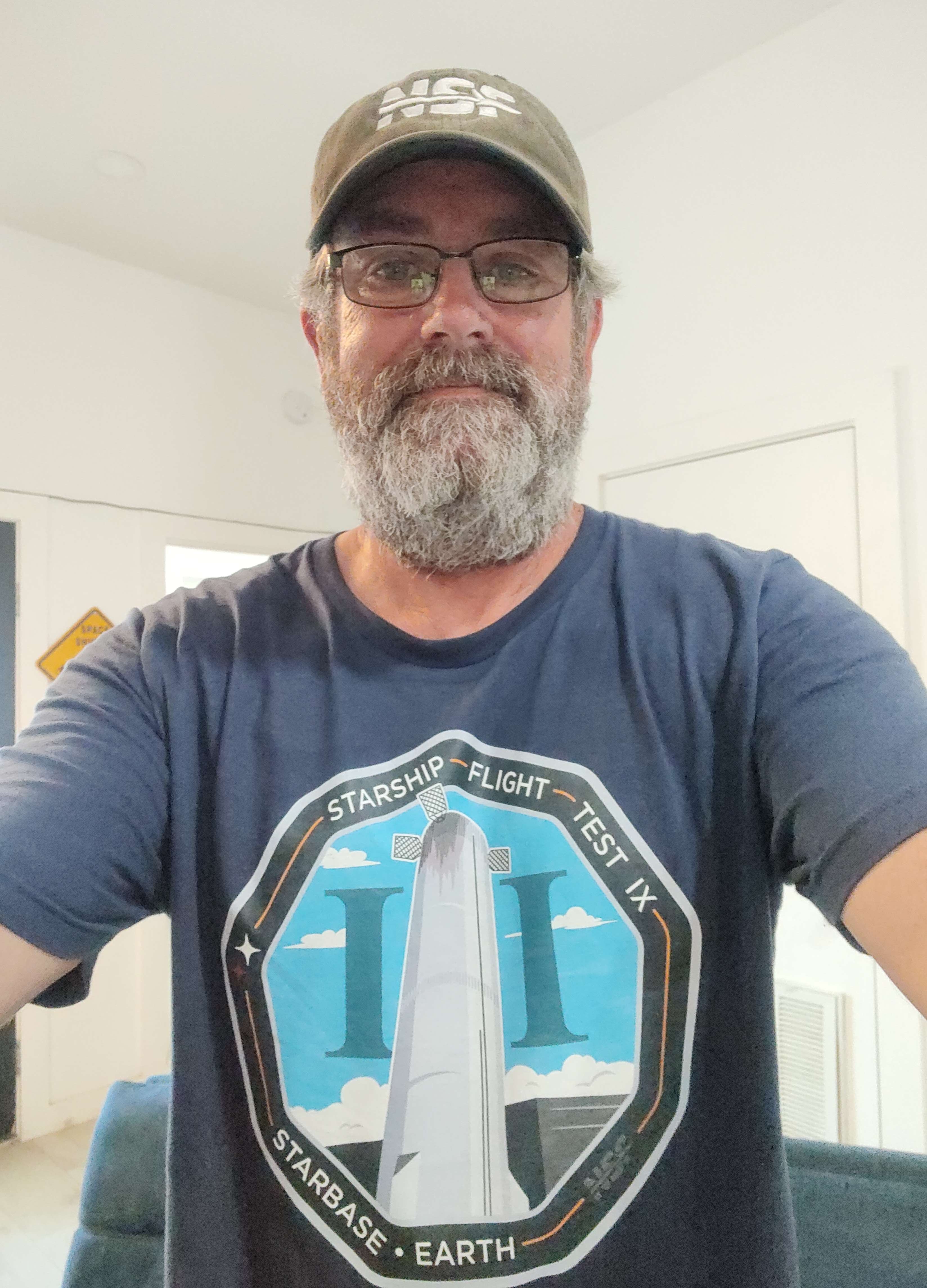 Starship Flight 9 Patch - Unisex T-shirt