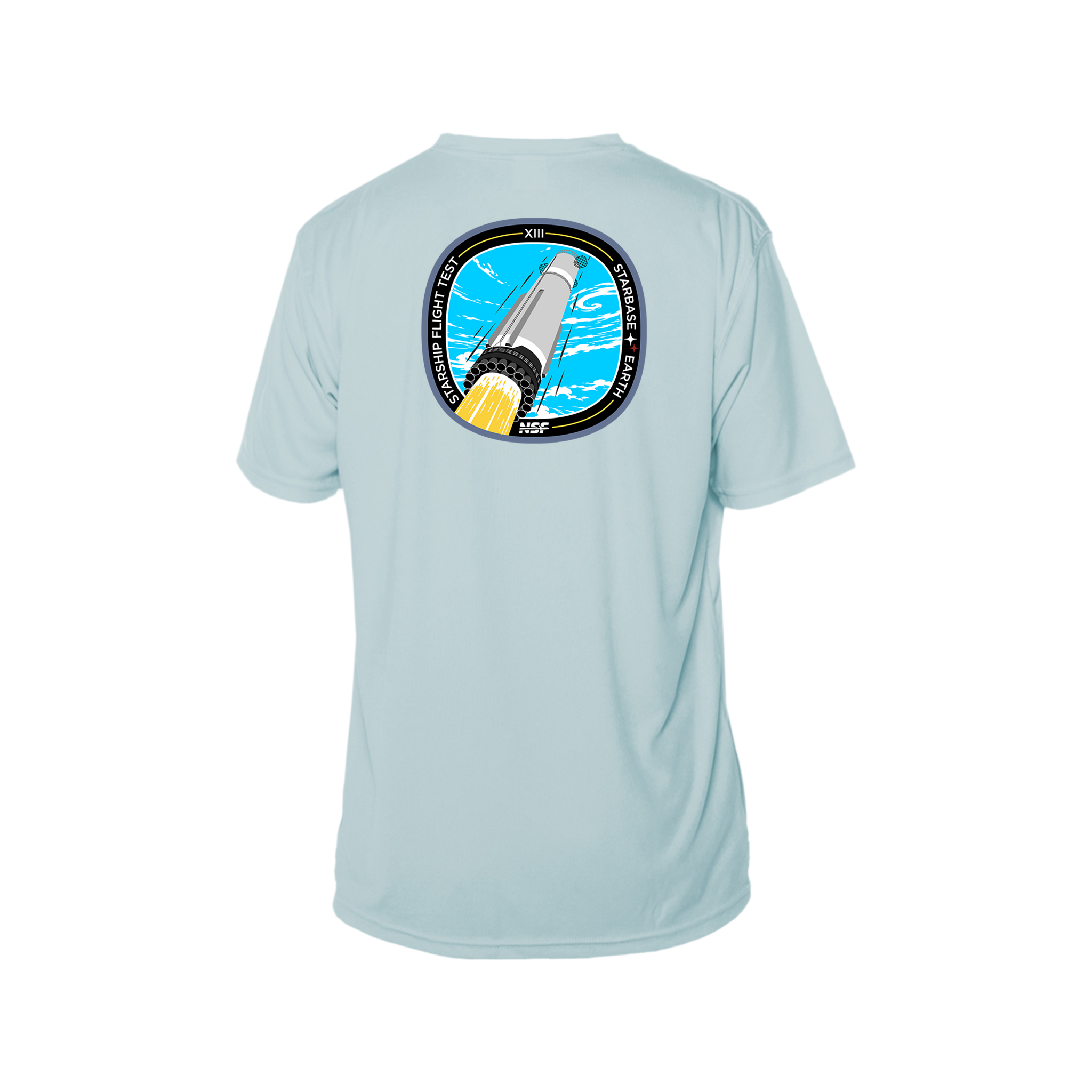 SpaceX Starship Flight 13 - Solar Short Sleeve T-Shirt | UPF 50+