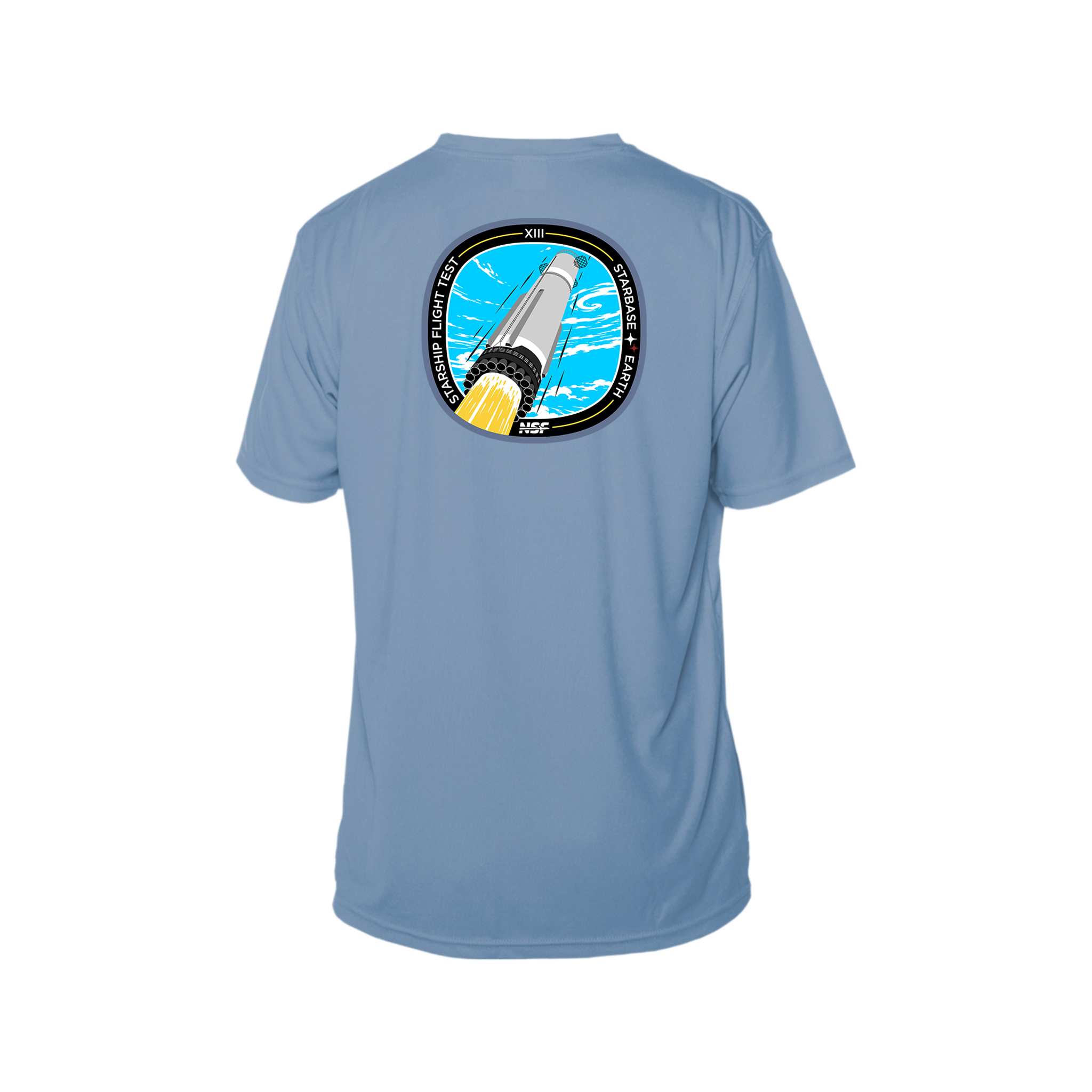 SpaceX Starship Flight 13 - Solar Short Sleeve T-Shirt | UPF 50+