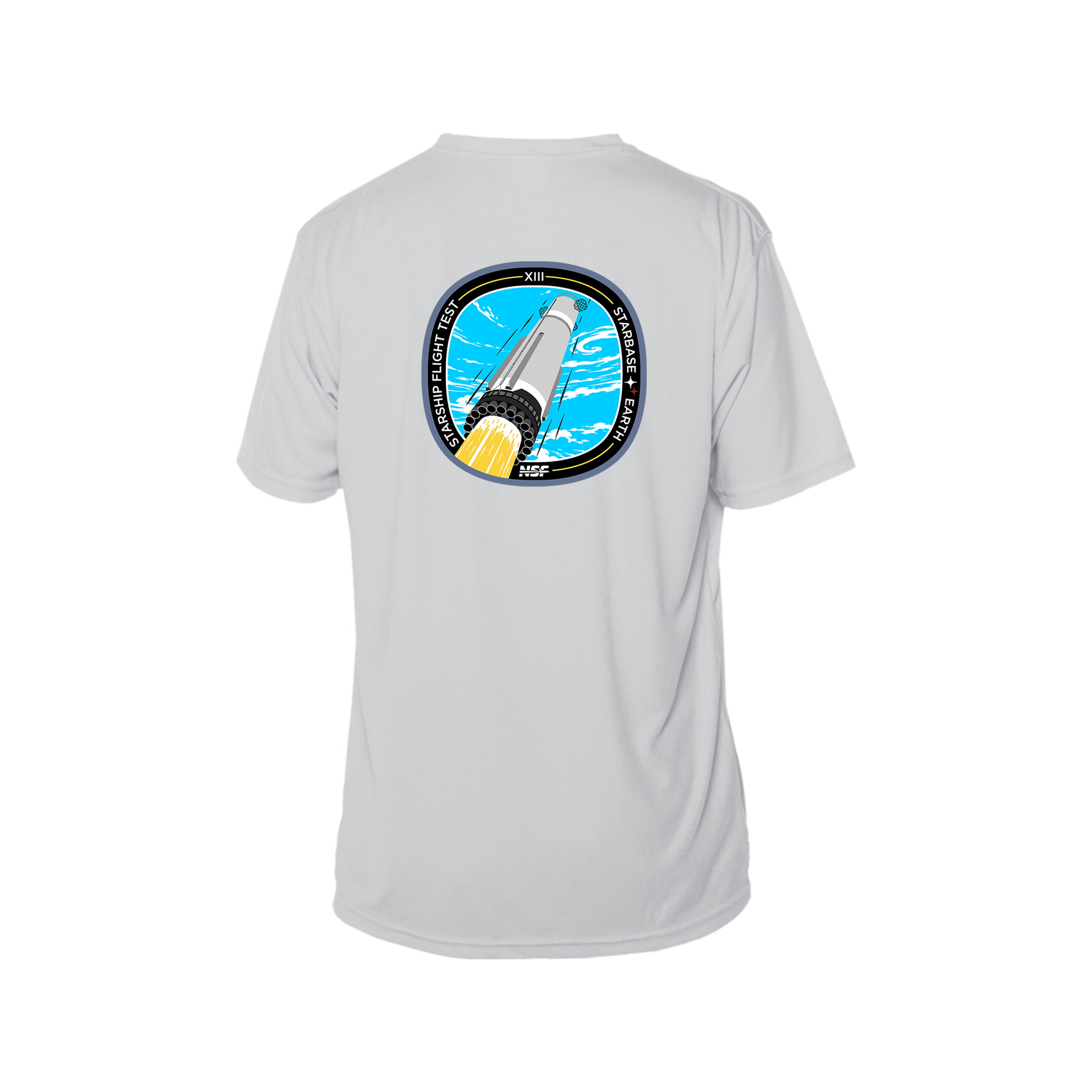 SpaceX Starship Flight 13 - Solar Short Sleeve T-Shirt | UPF 50+