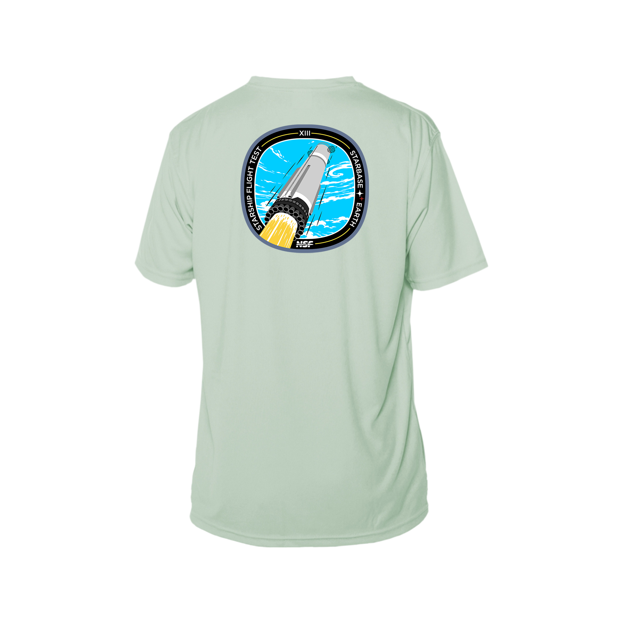 SpaceX Starship Flight 13 - Solar Short Sleeve T-Shirt | UPF 50+