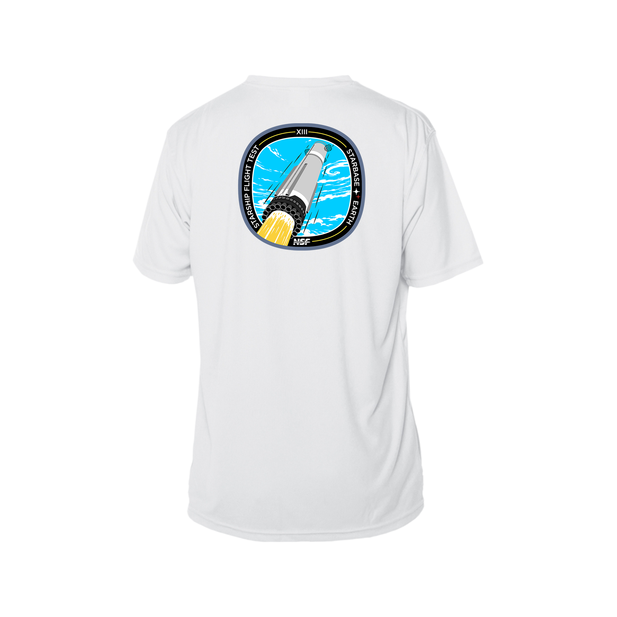 SpaceX Starship Flight 13 - Solar Short Sleeve T-Shirt | UPF 50+