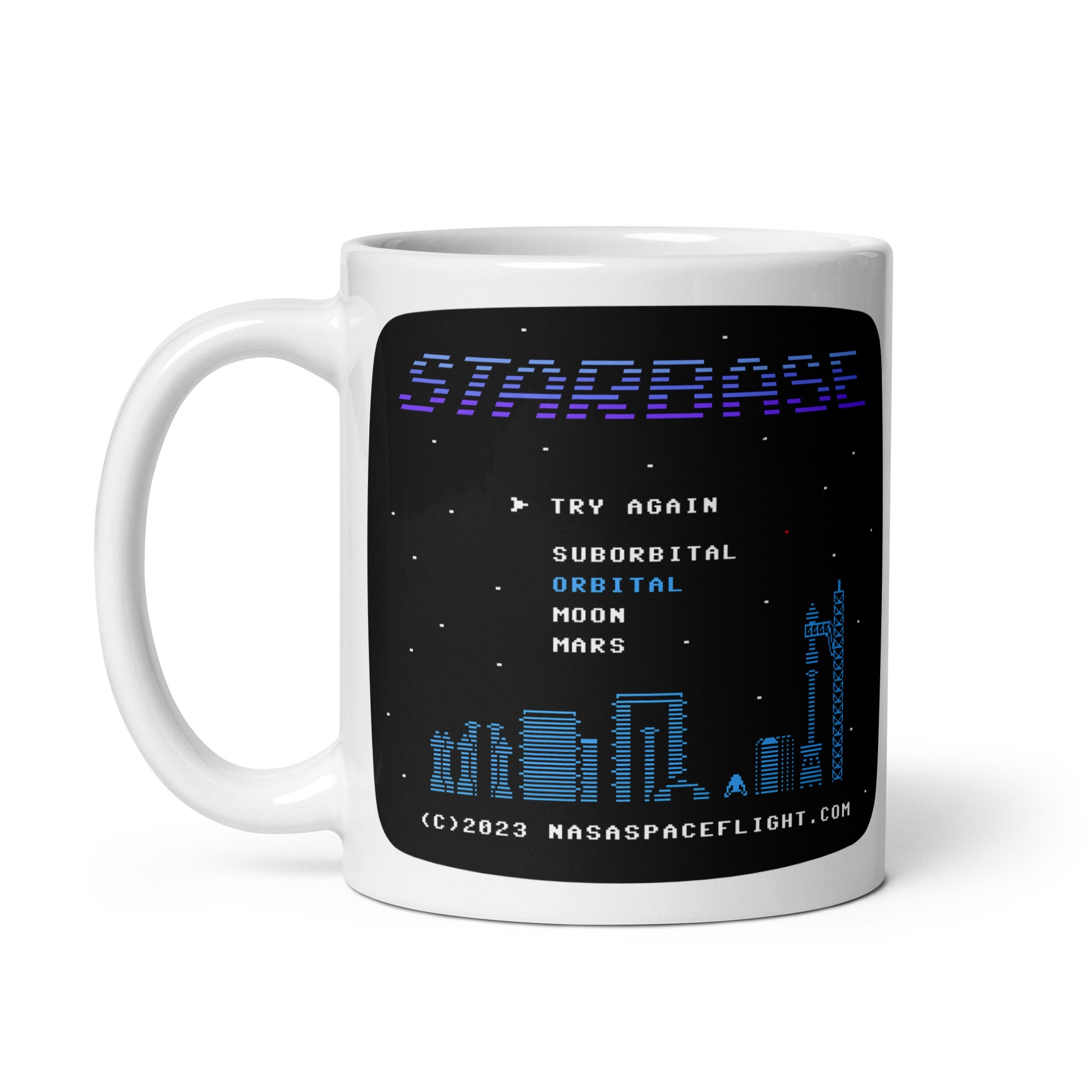 Starbase Retro - White Mug