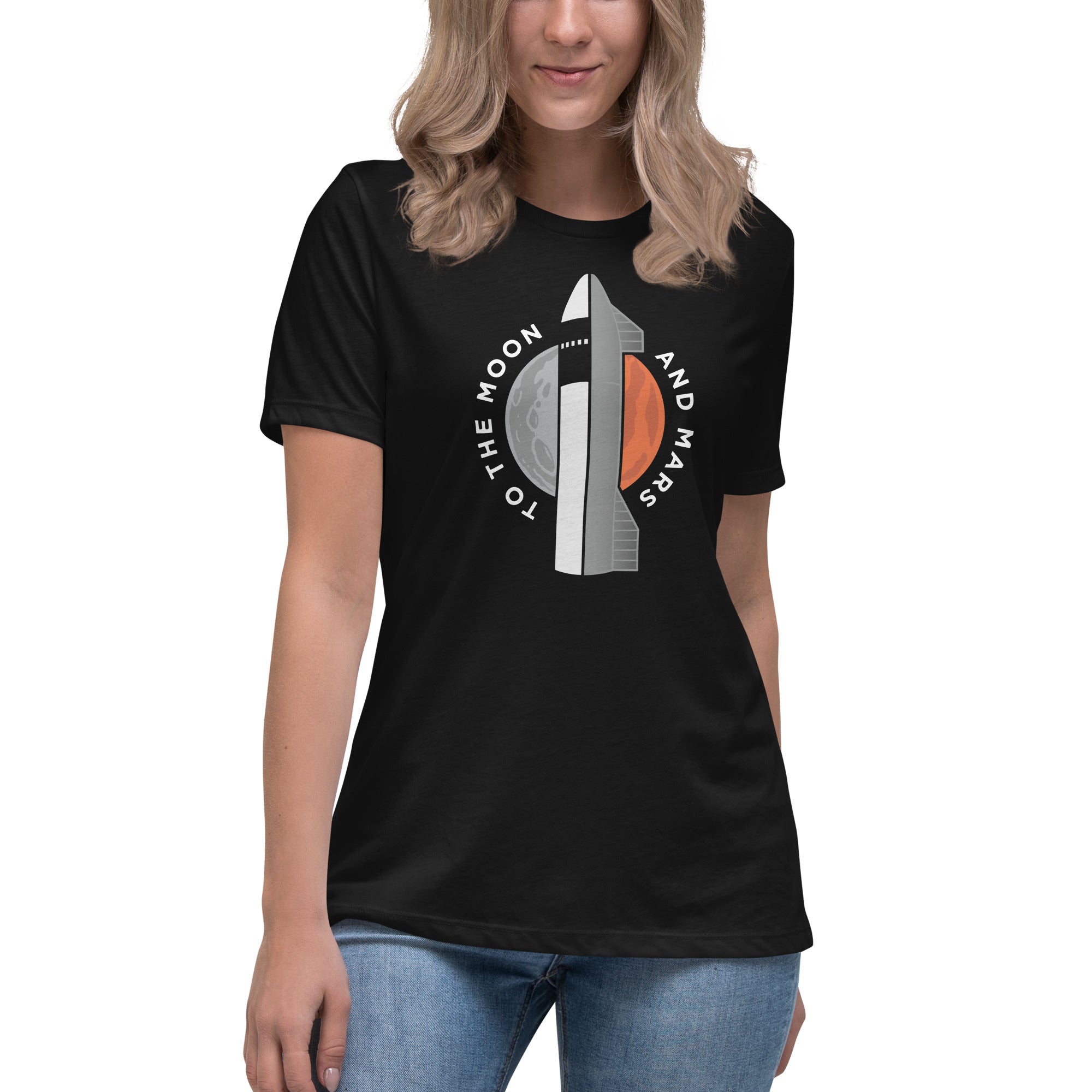 To the Moon and Mars - Women's T-Shirt