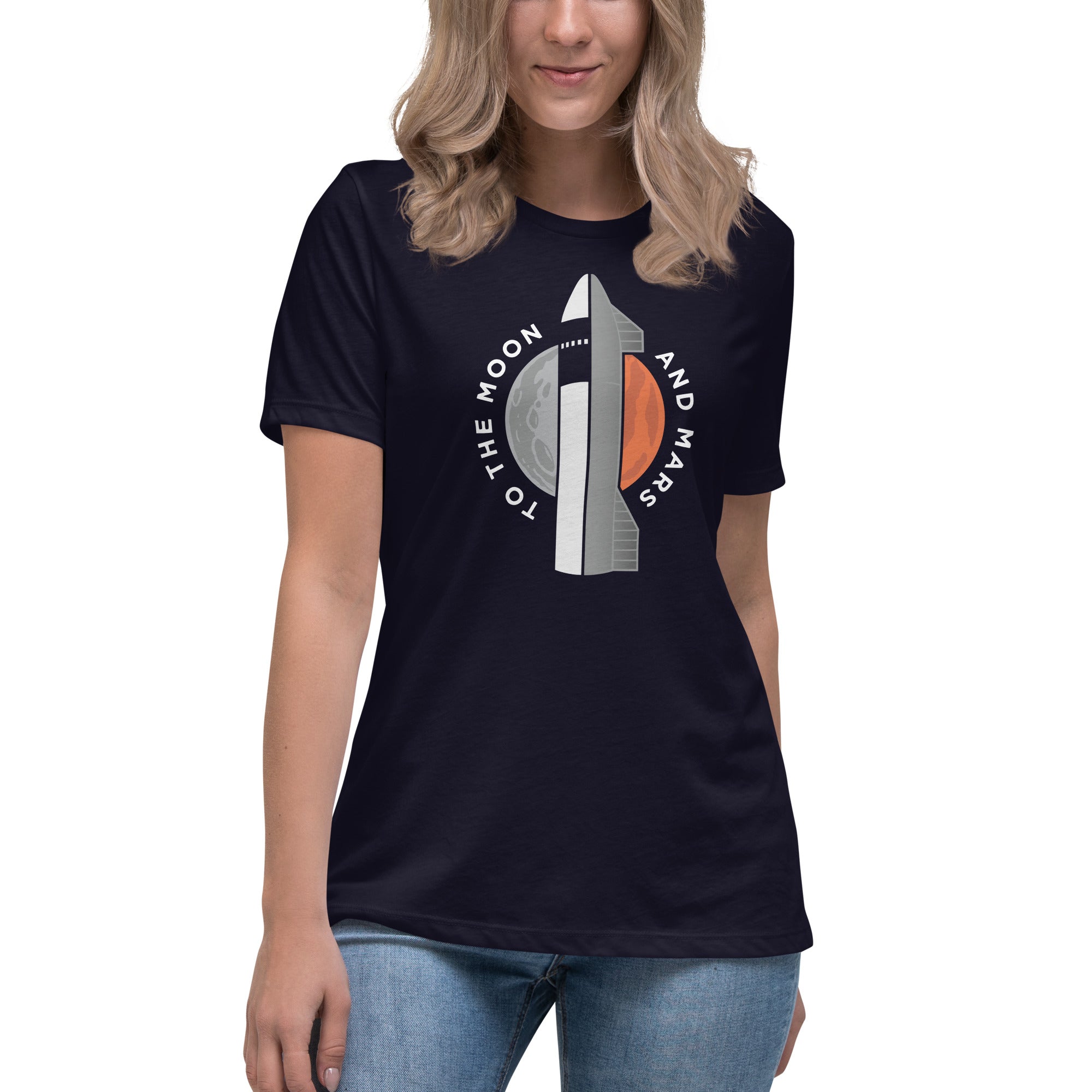 To the Moon and Mars - Women's T-Shirt